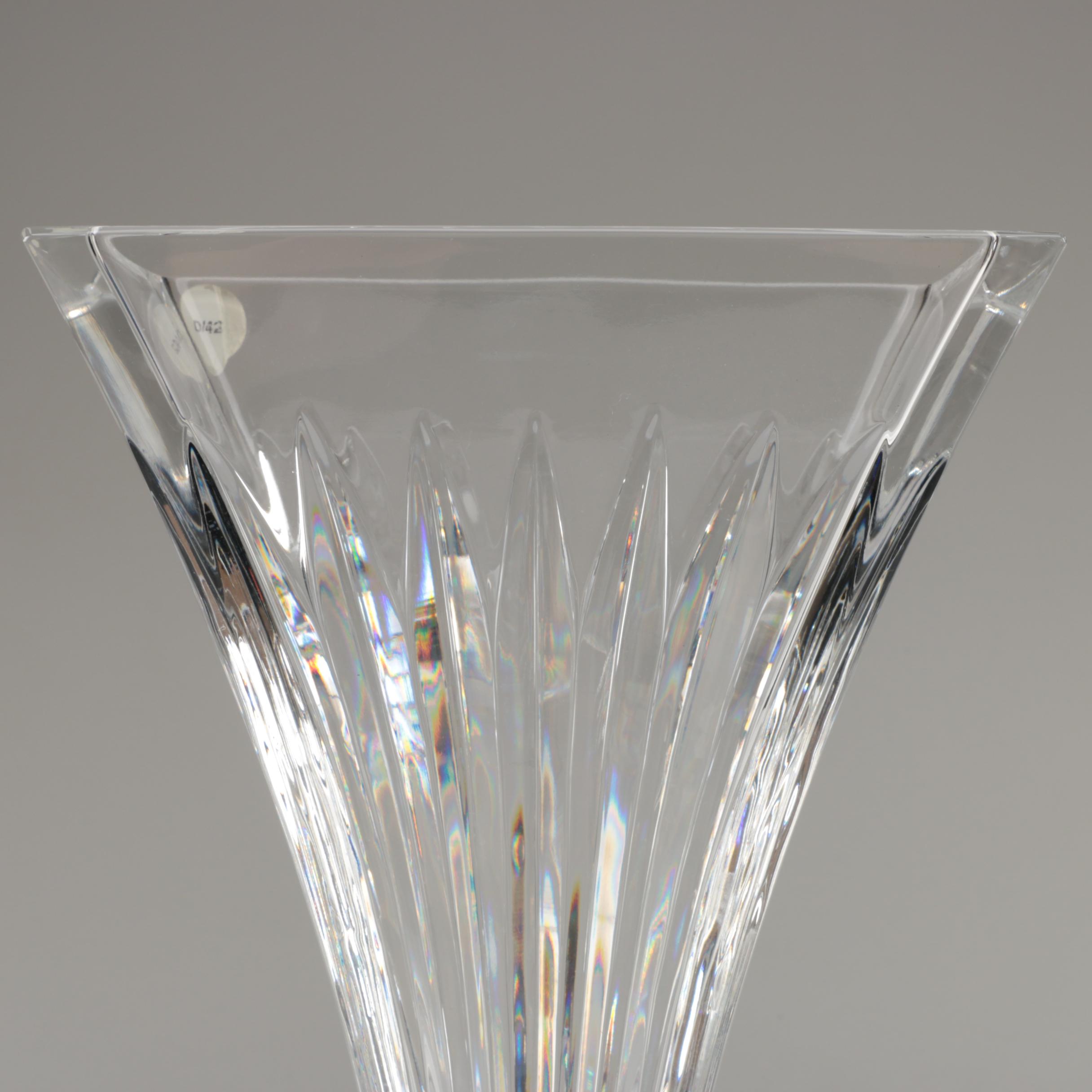 Waterford "Clarion" Crystal Flower Vase
