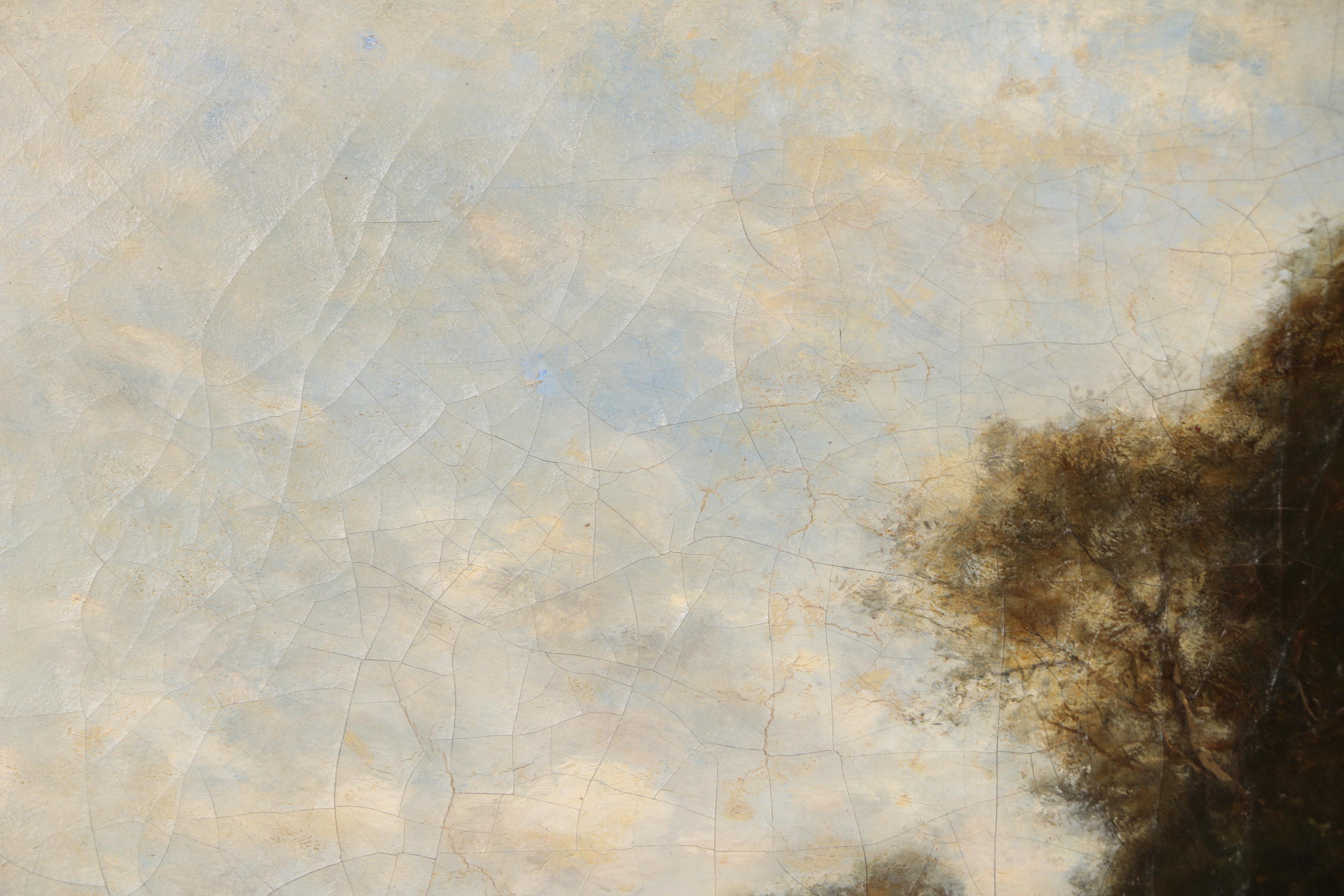 Richard Pauli Oil Painting of Tonalist Landscape, Late 19th Century