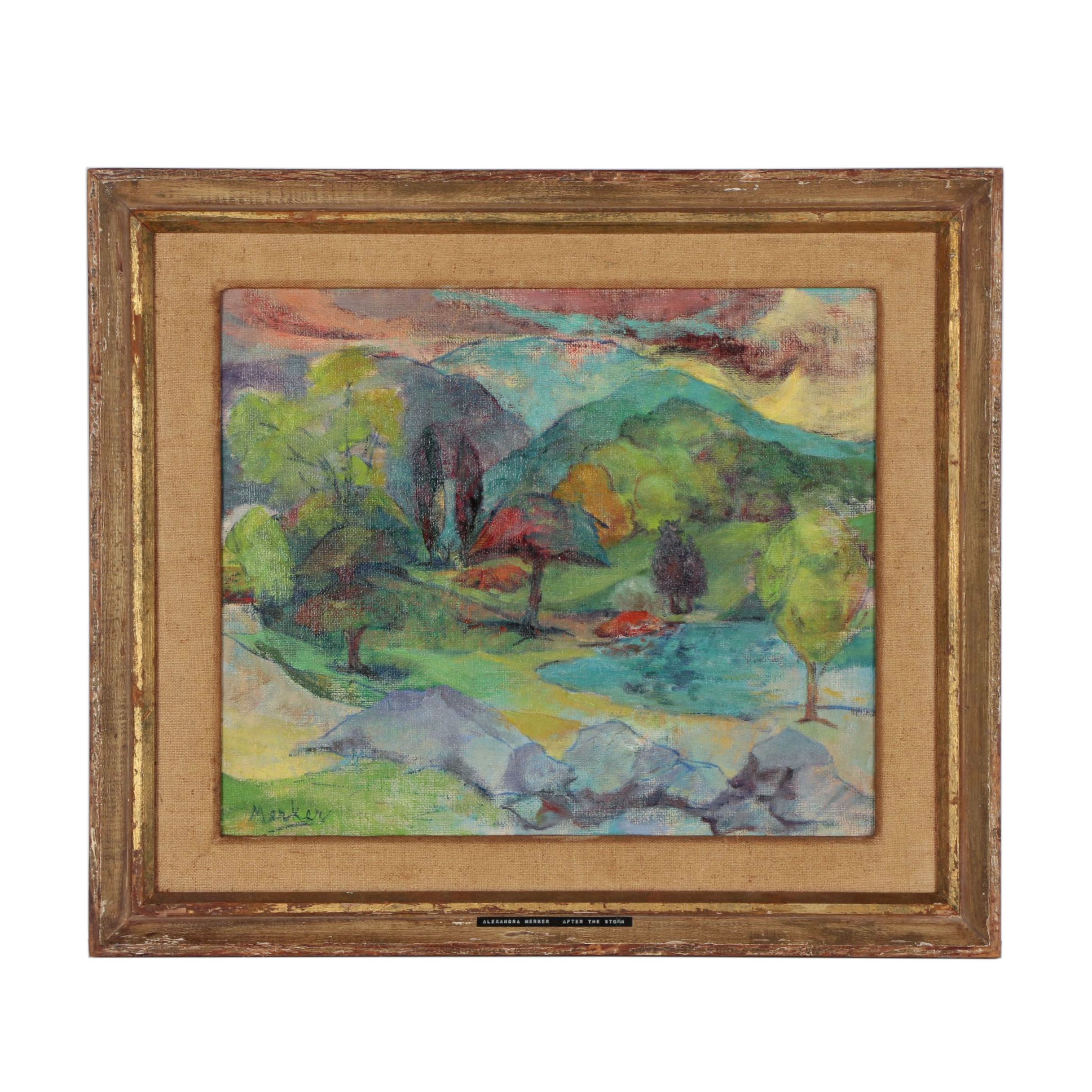 Alexandra Merker Oil Painting "After the Storm"