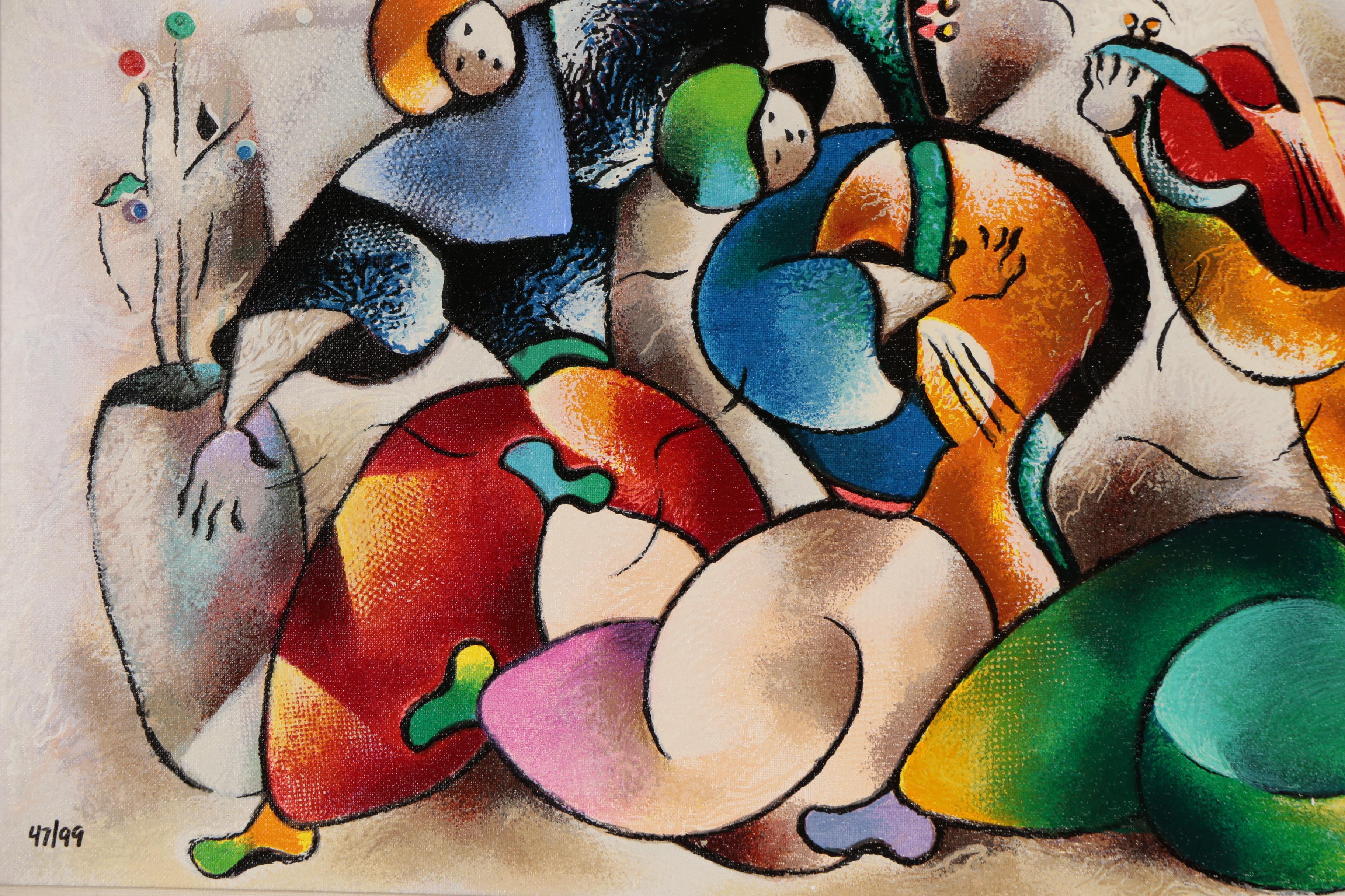 David Schluss Serigraph "Sonata"