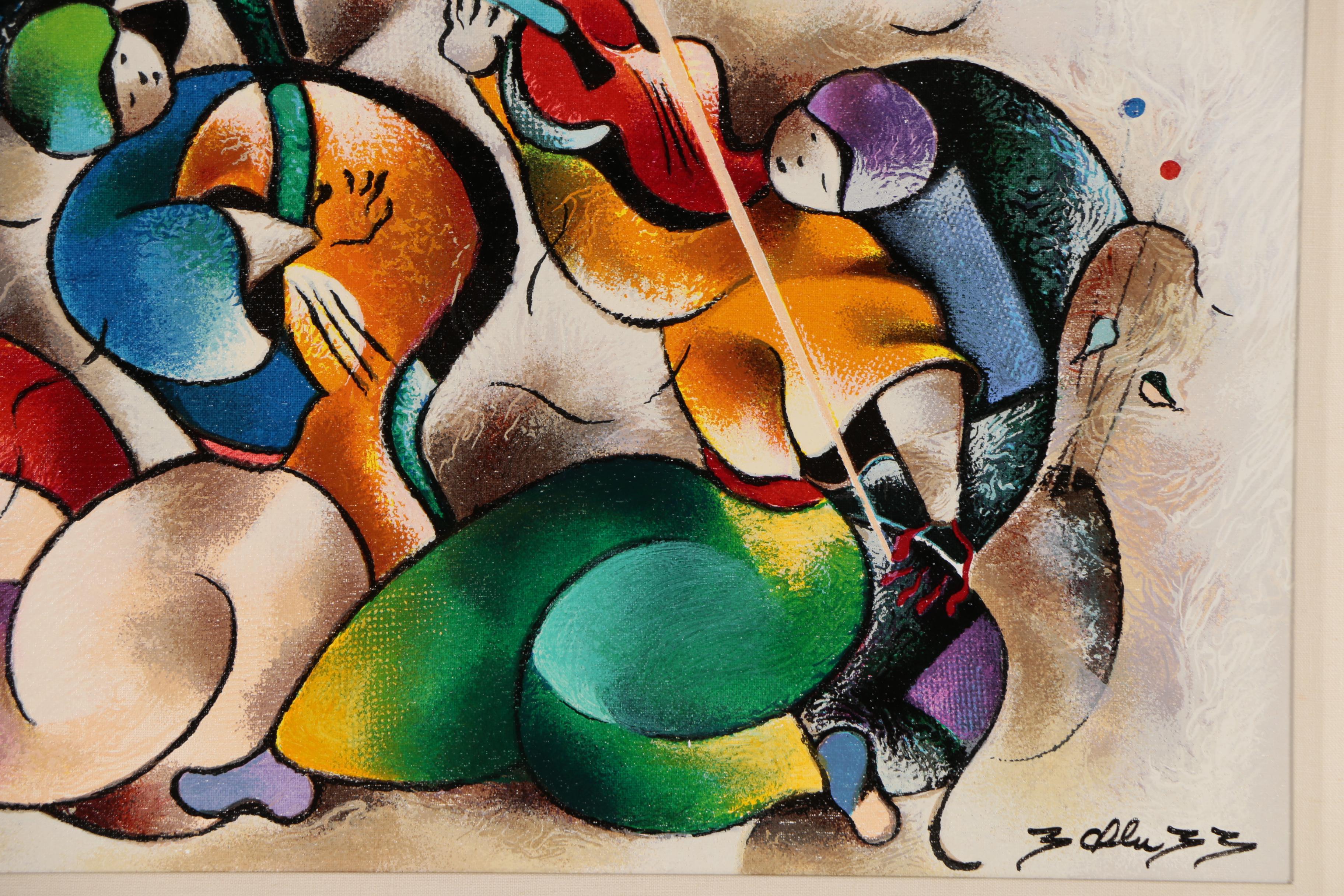 David Schluss Serigraph "Sonata"