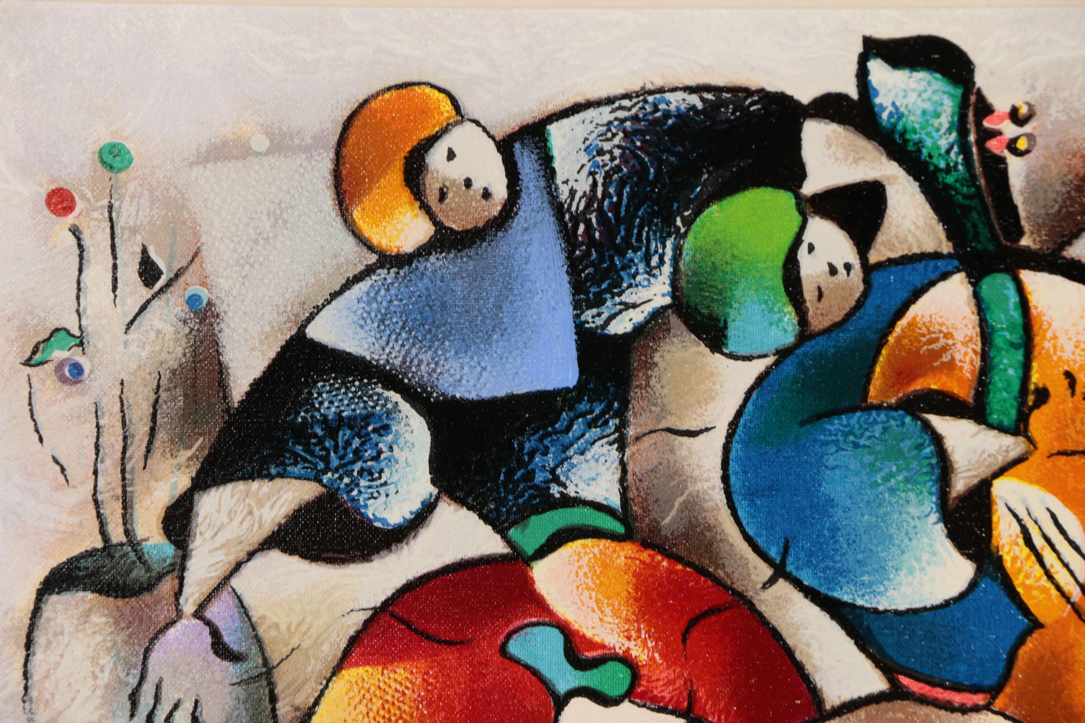 David Schluss Serigraph "Sonata"