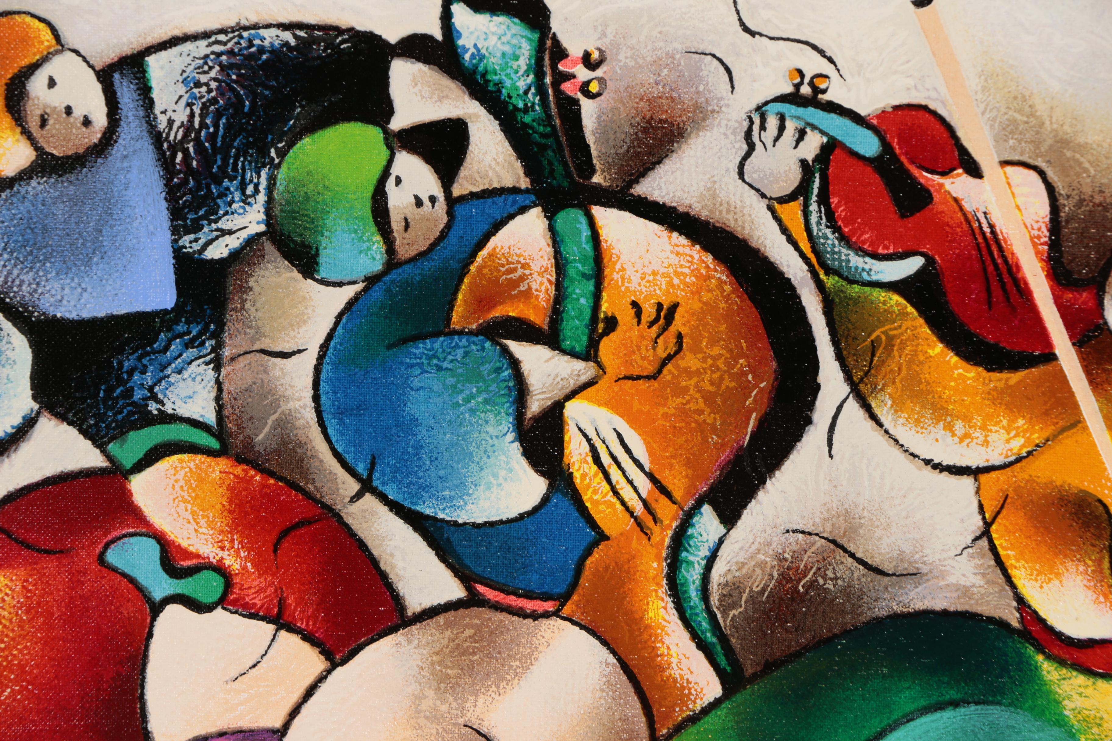 David Schluss Serigraph "Sonata"