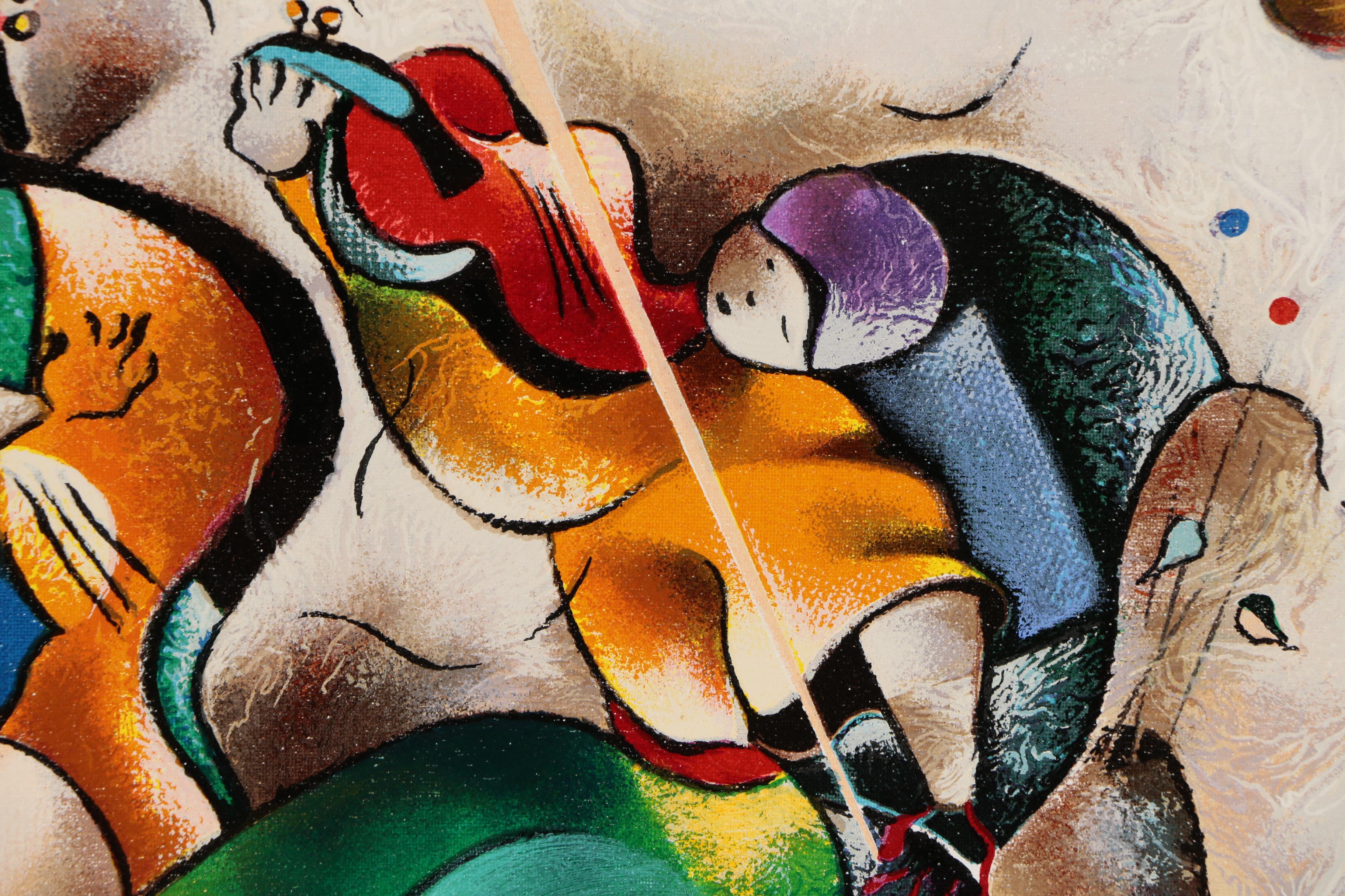 David Schluss Serigraph "Sonata"