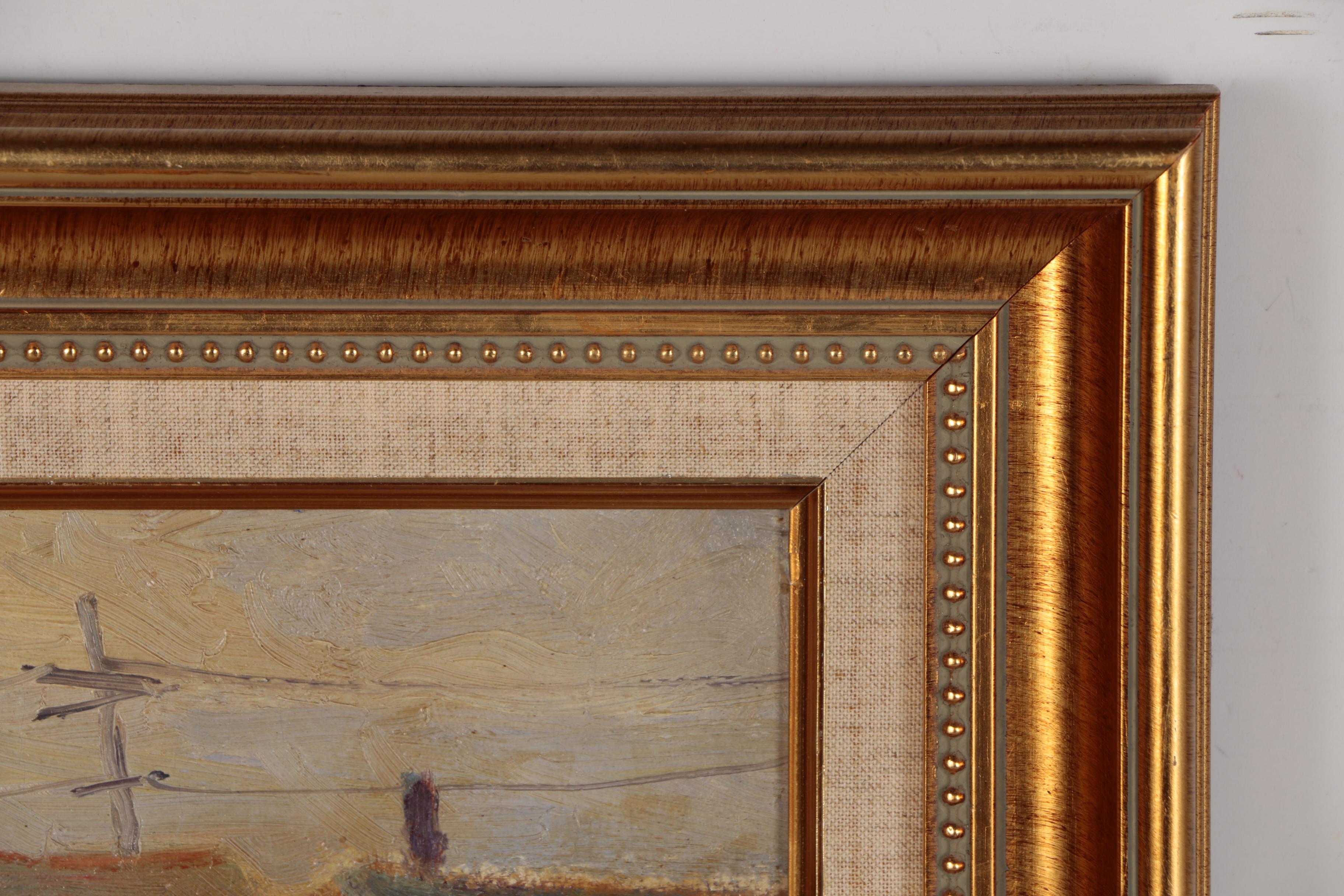 Aldro Hibbard Oil Painting "Shanty Town"