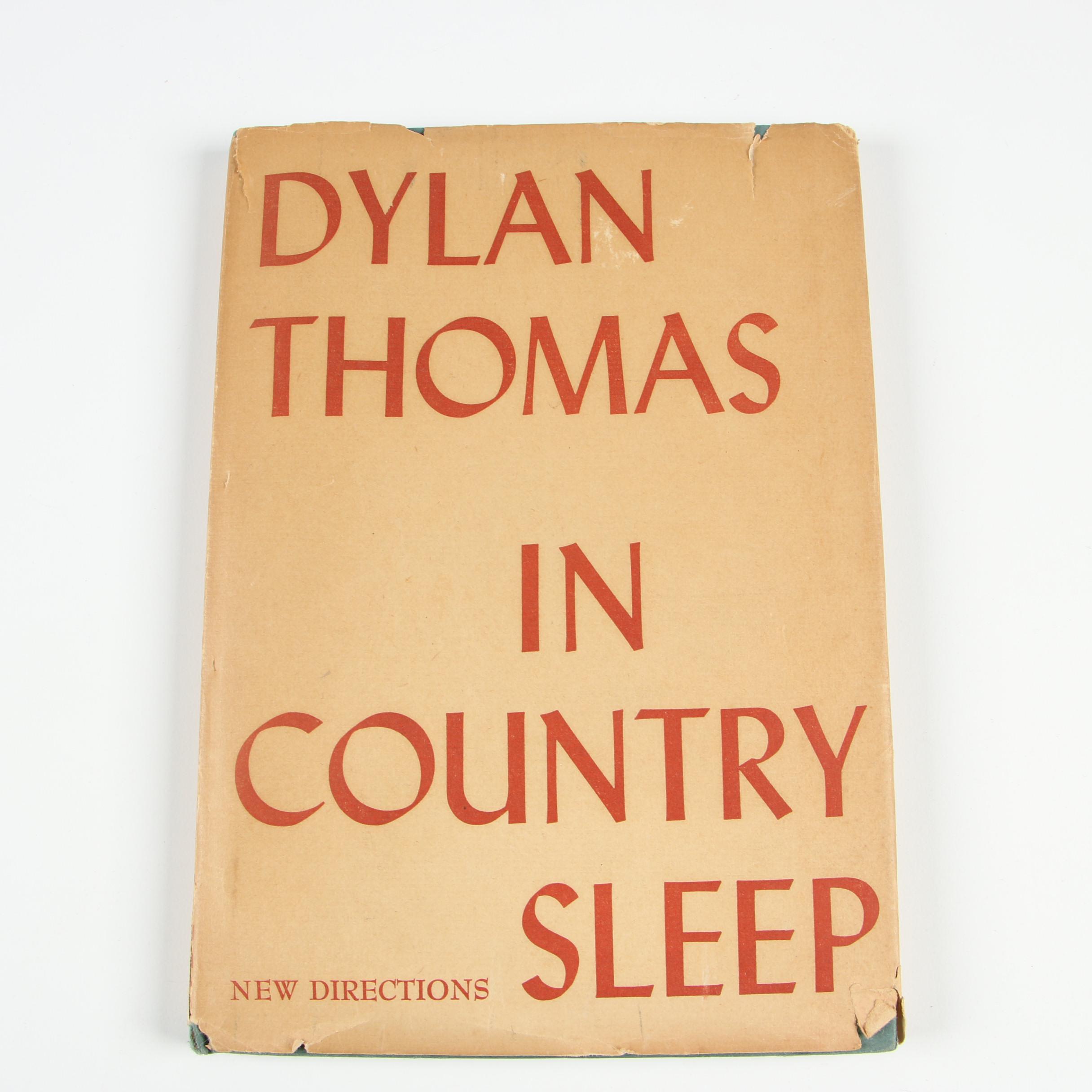 First Trade Edition "In Country Sleep and Other Poems" by Dylan Thomas