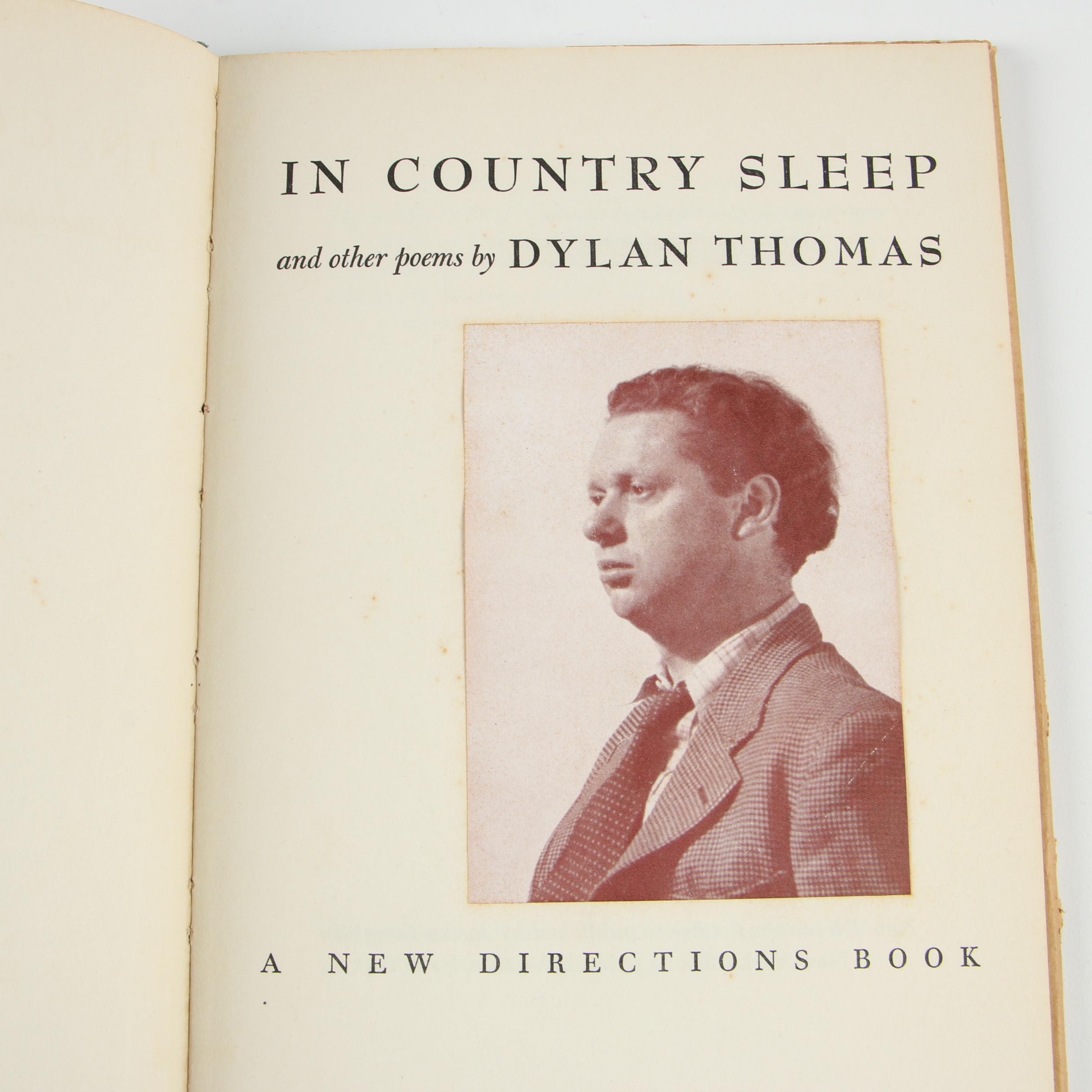 First Trade Edition "In Country Sleep and Other Poems" by Dylan Thomas