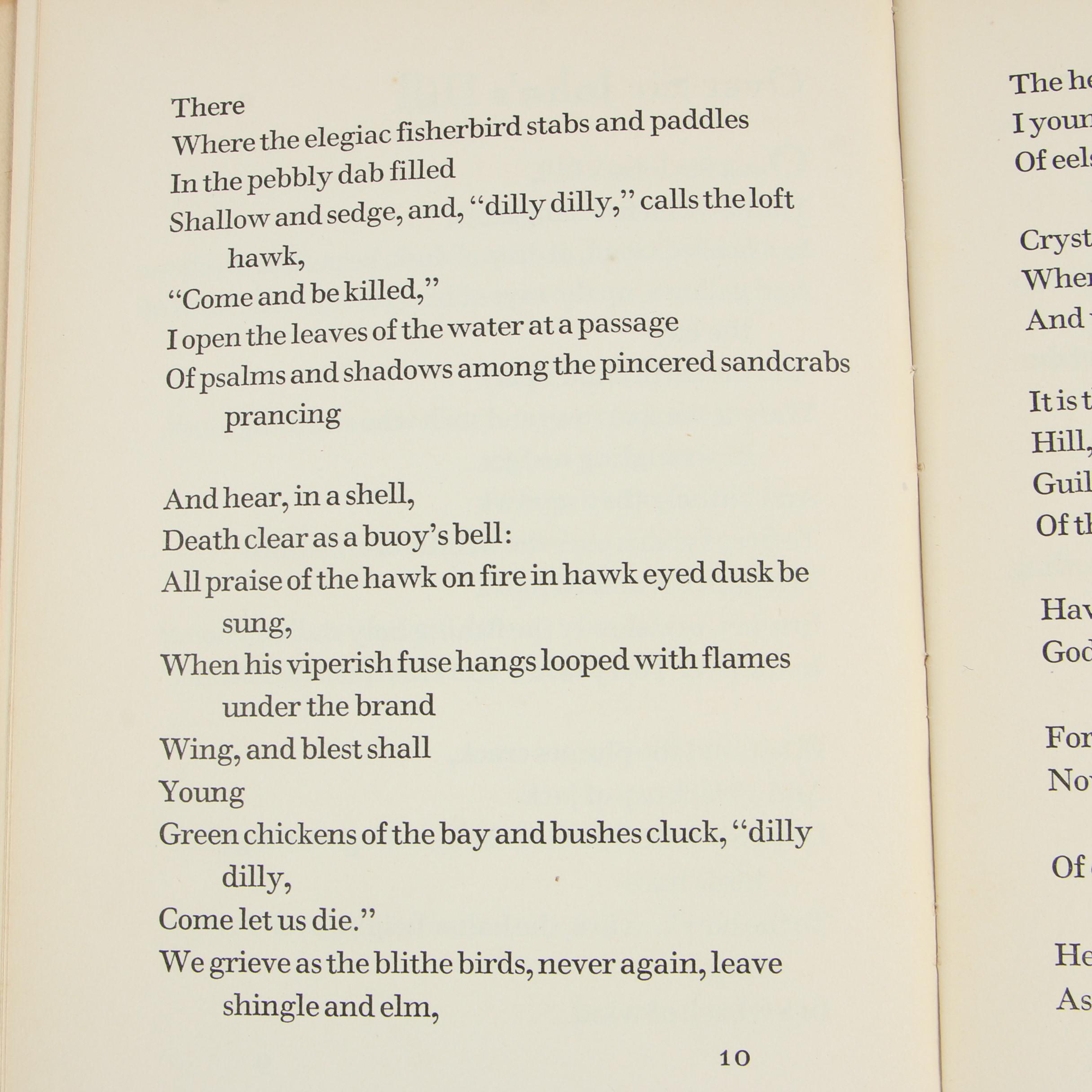 First Trade Edition "In Country Sleep and Other Poems" by Dylan Thomas