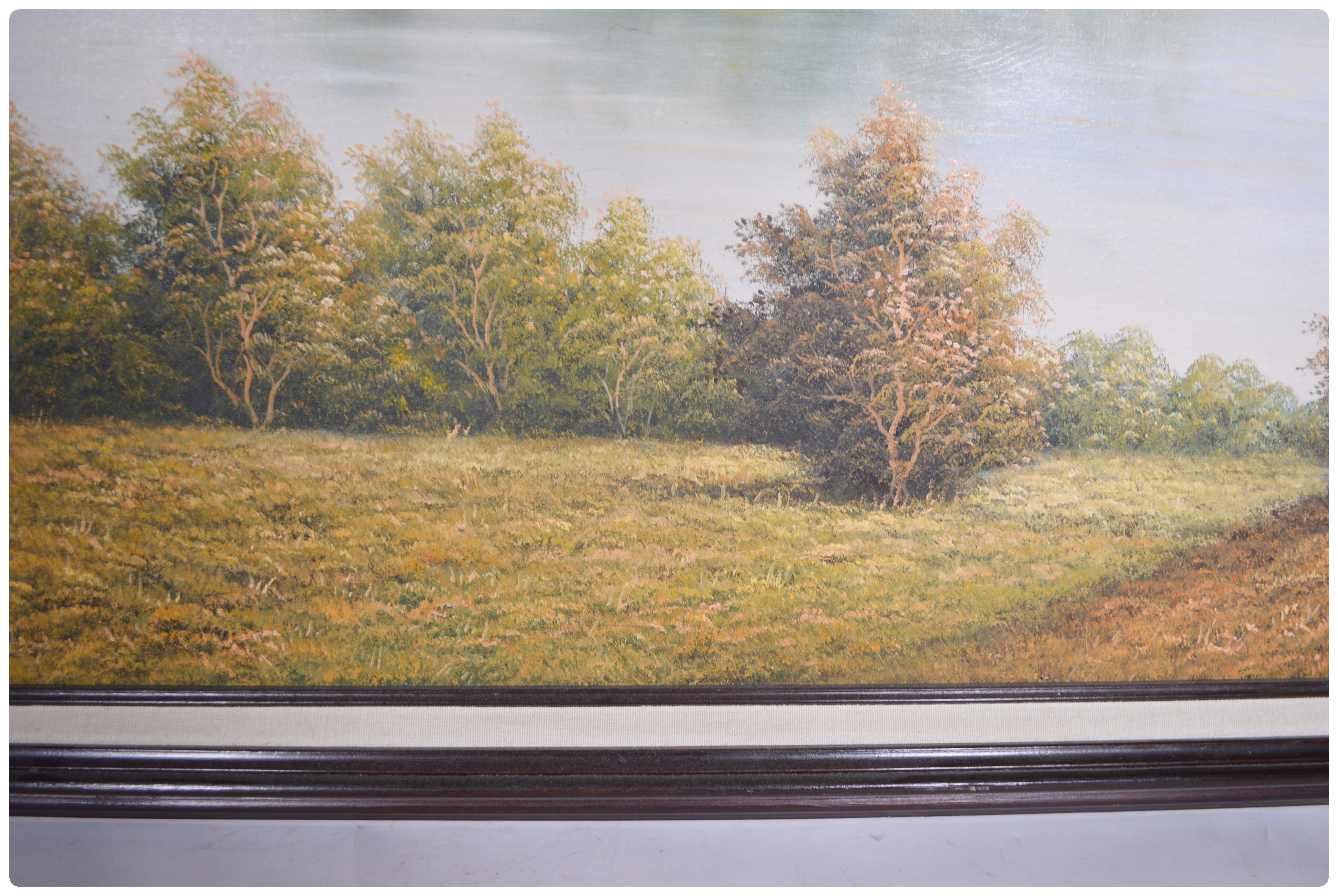 P. Wilson Landscape Oil Painting