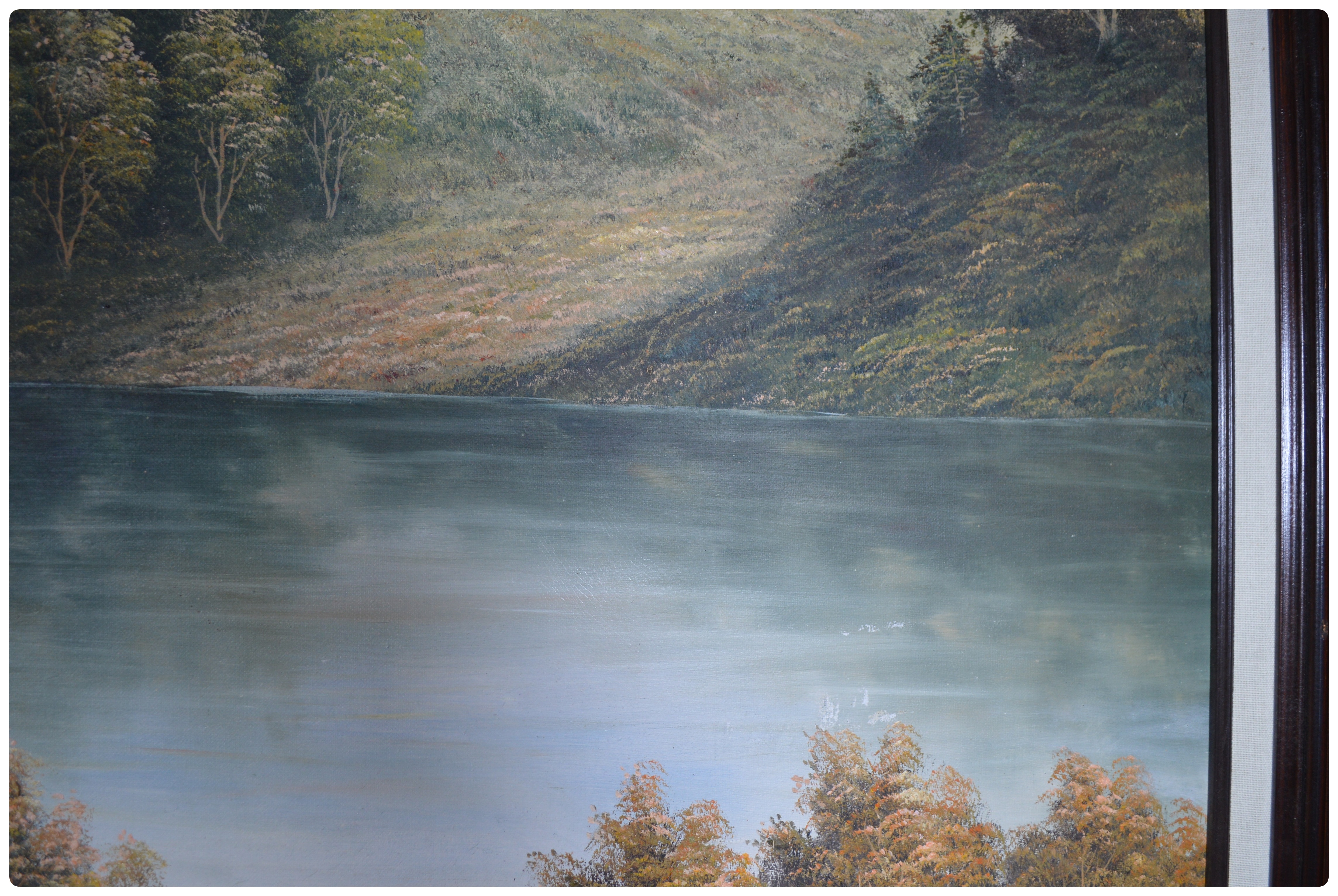 P. Wilson Landscape Oil Painting