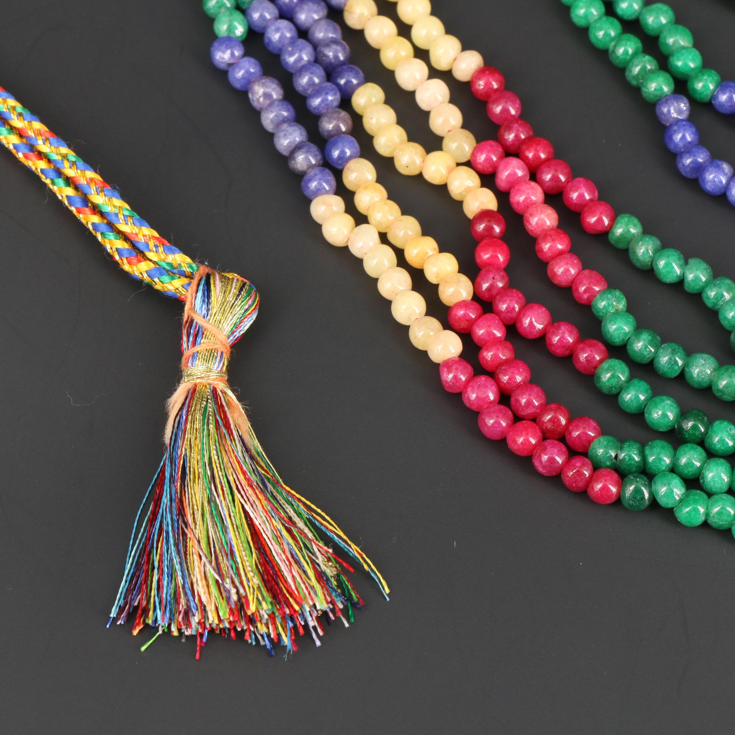 Quench Crackled Quartz Multi-Strand Beaded Necklaces