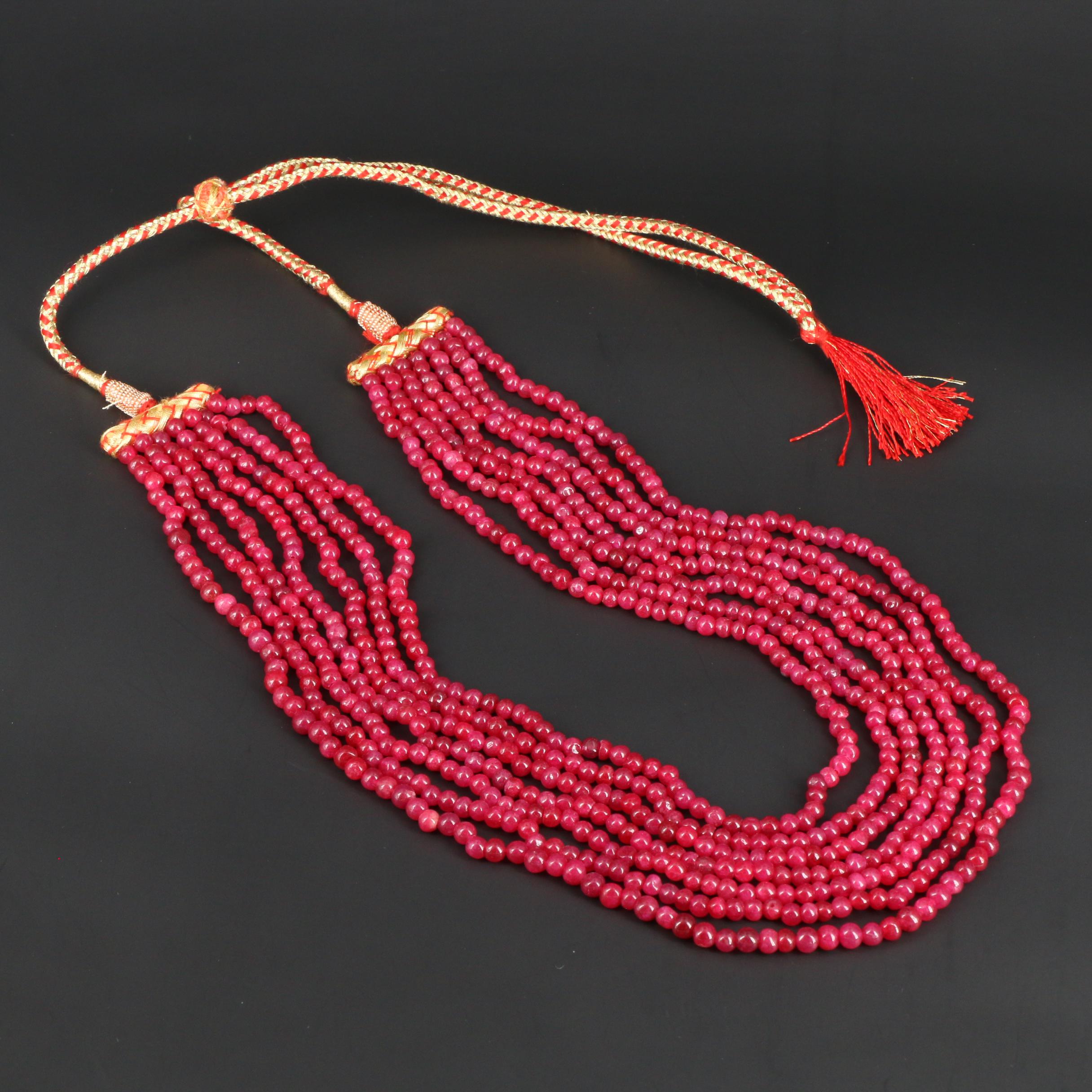 Quench Crackled Quartz Multi-Strand Beaded Necklaces