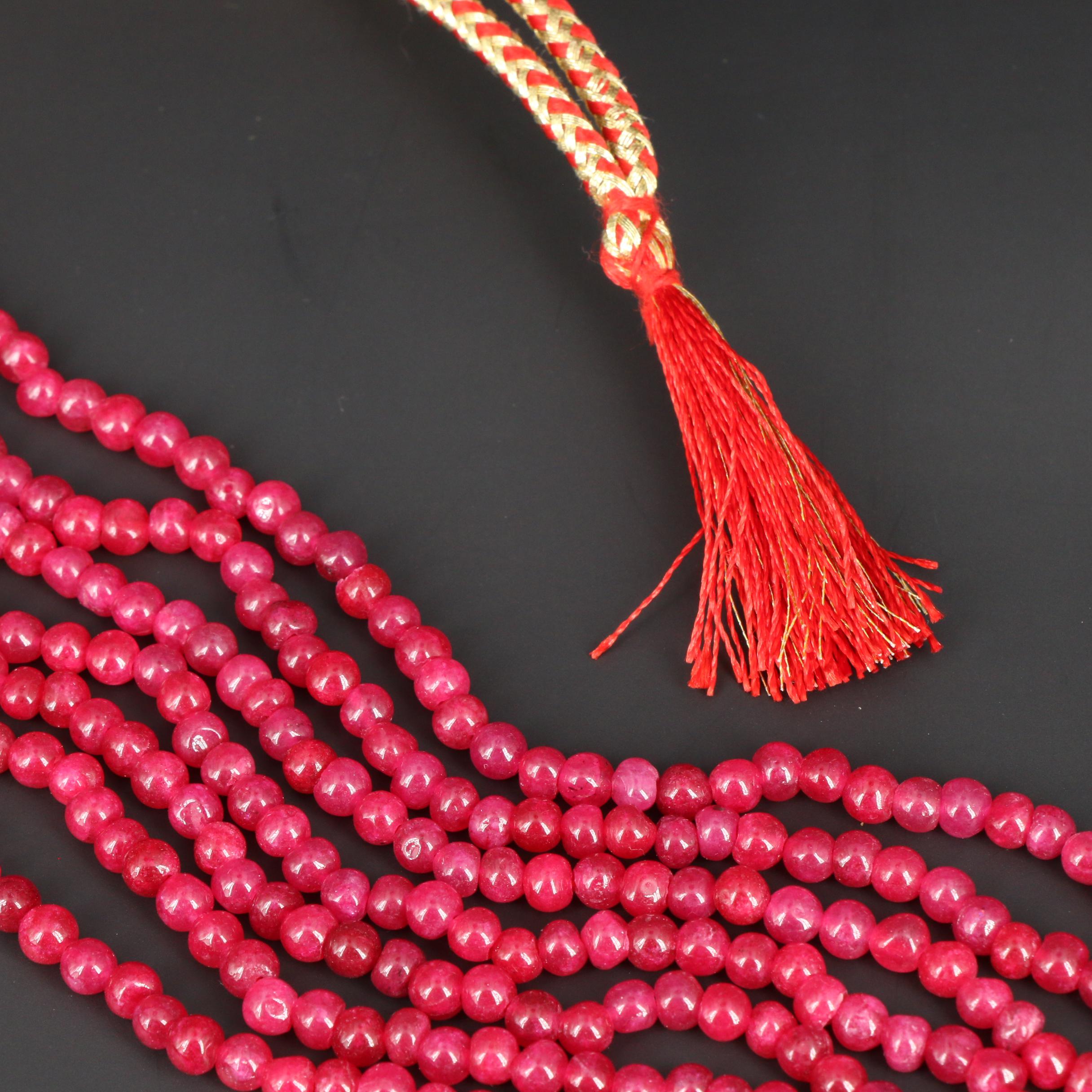 Quench Crackled Quartz Multi-Strand Beaded Necklaces