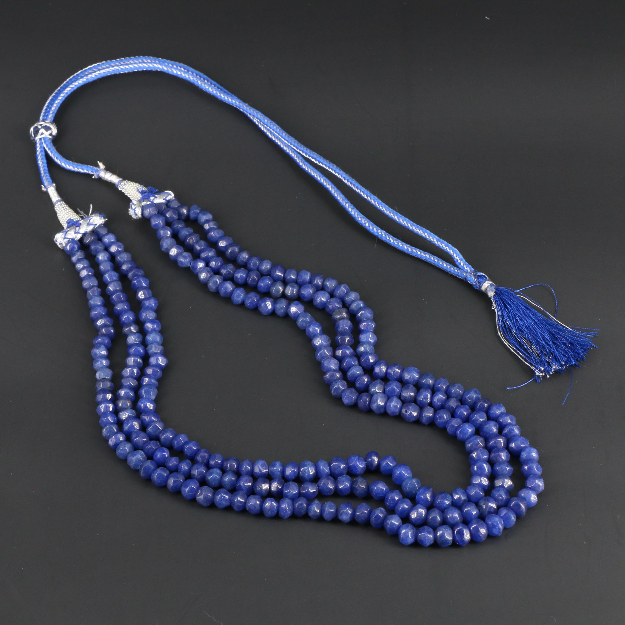 Quench Crackled Quartz Multi-Strand Beaded Necklaces