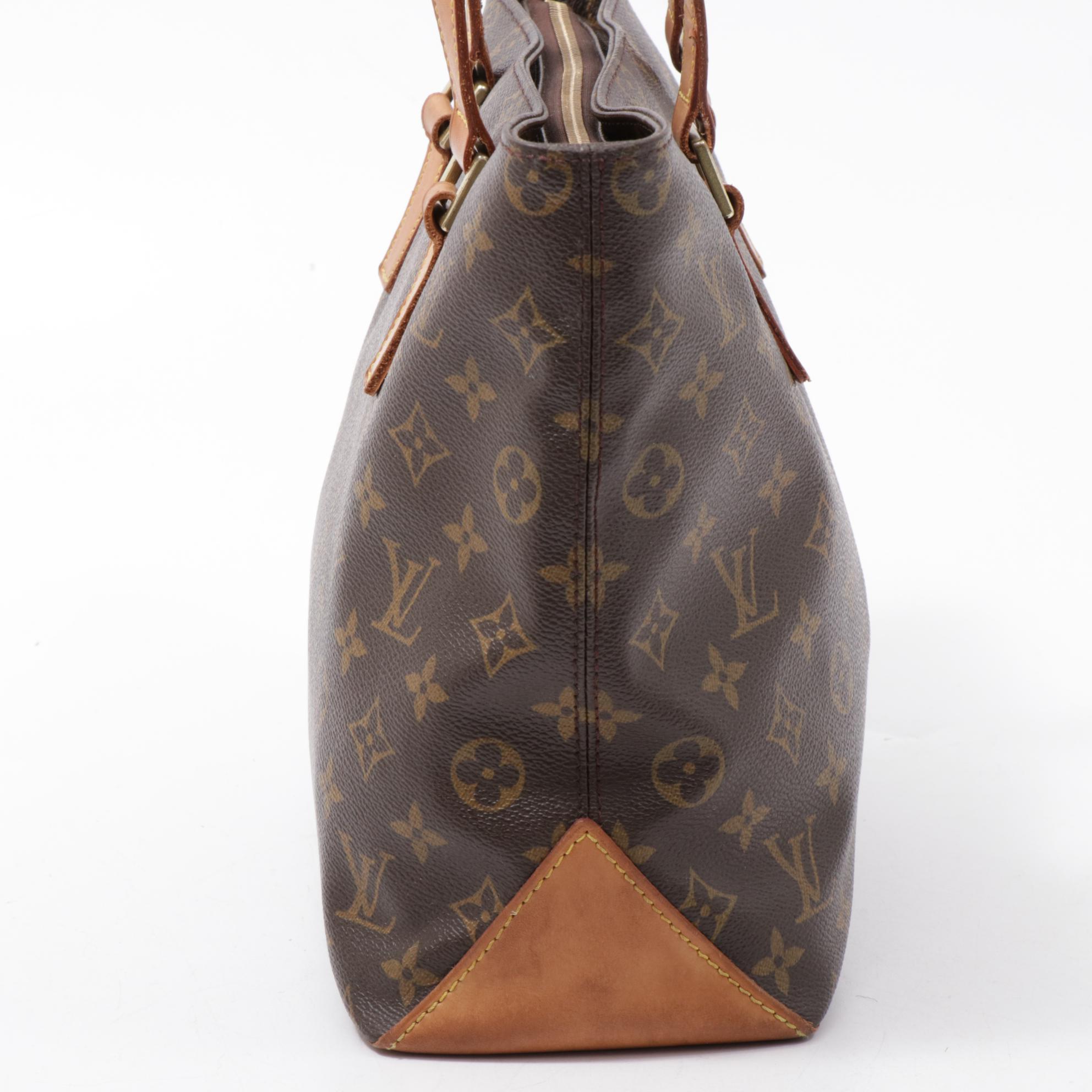 Louis Vuitton Cabas Piano Tote Bag in Monogram Canvas and Vachetta Leather