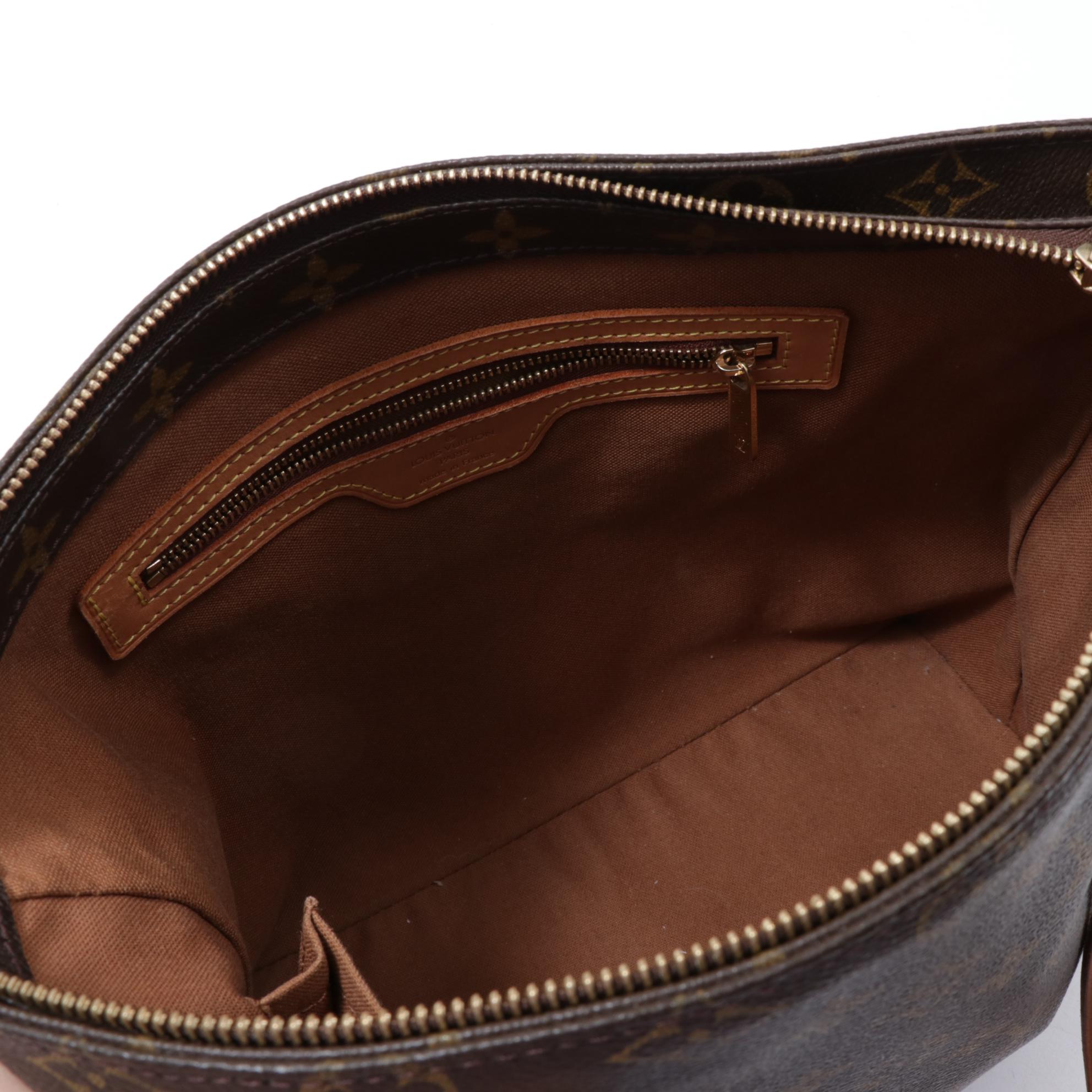 Louis Vuitton Cabas Piano Tote Bag in Monogram Canvas and Vachetta Leather