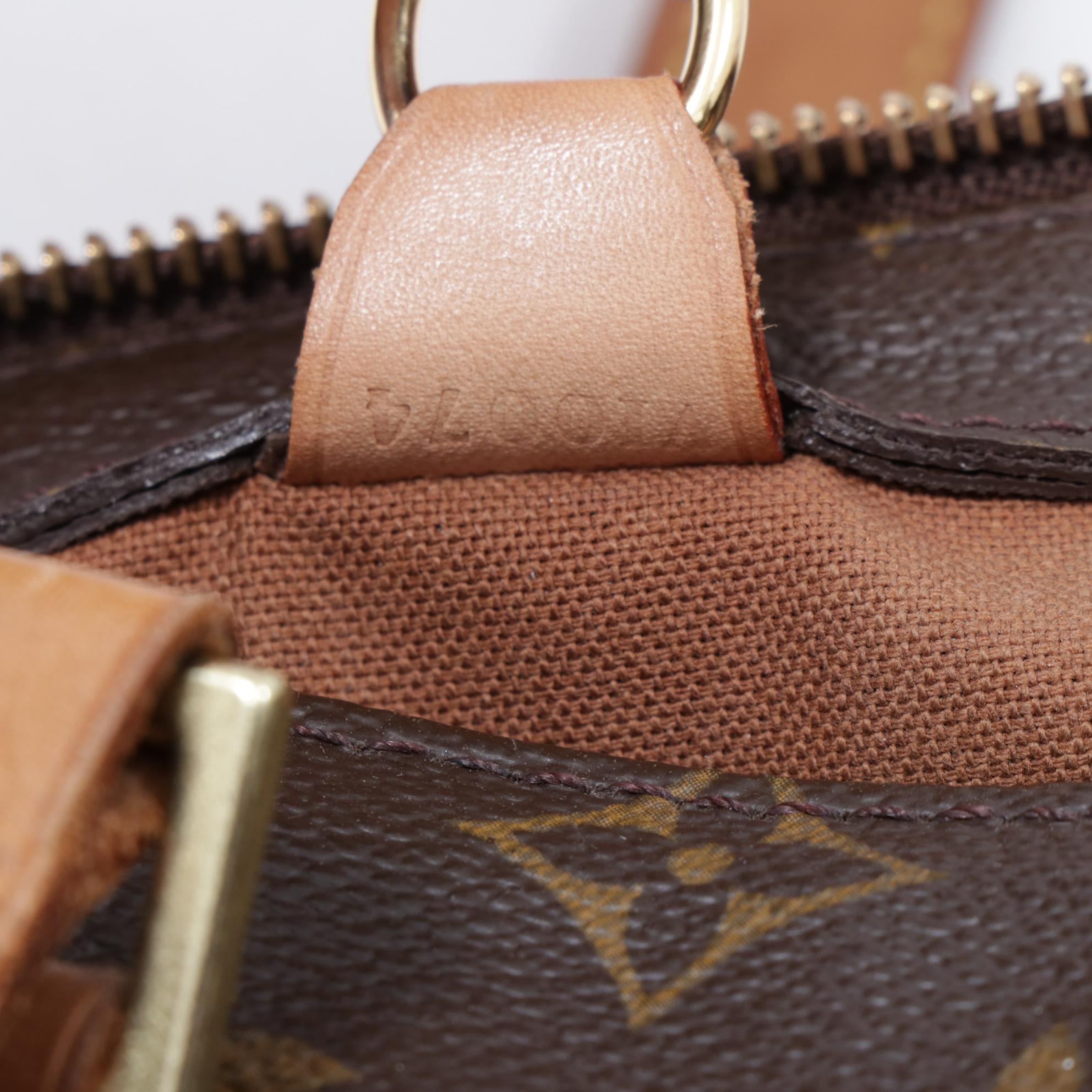 Louis Vuitton Cabas Piano Tote Bag in Monogram Canvas and Vachetta Leather