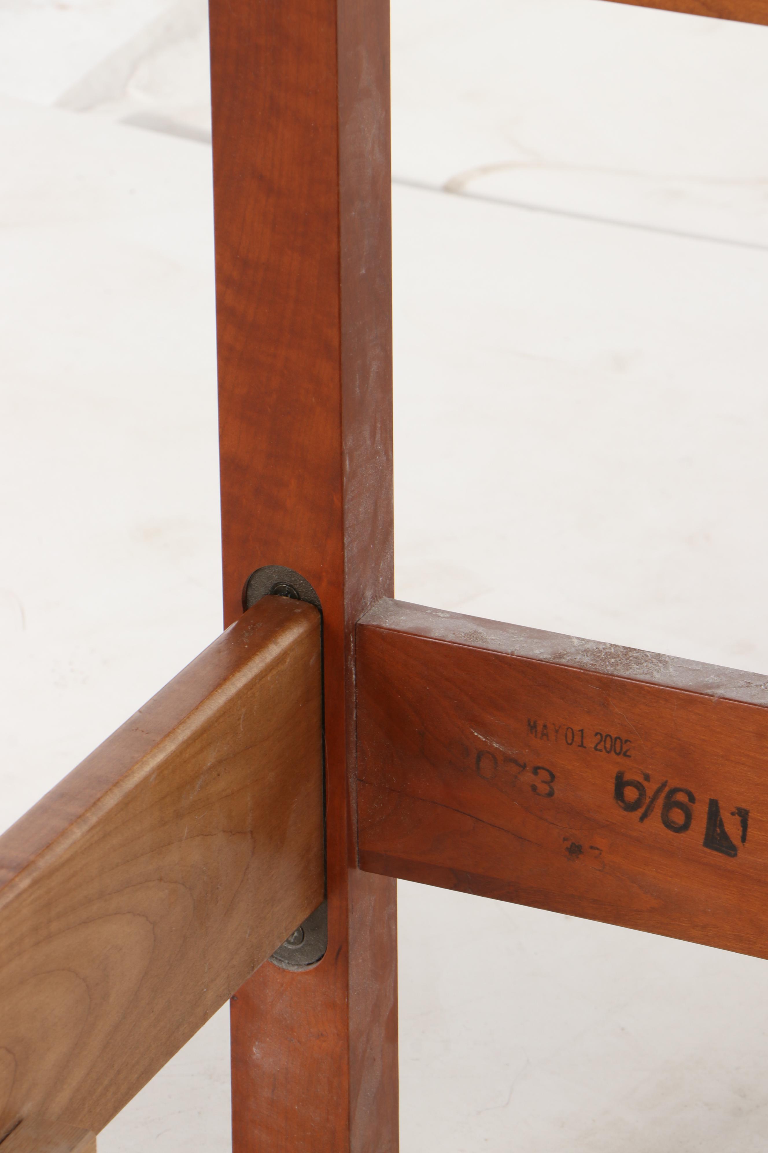 Arts and Crafts Style Stickley Cherry King Size Bed Frame, Contemporary