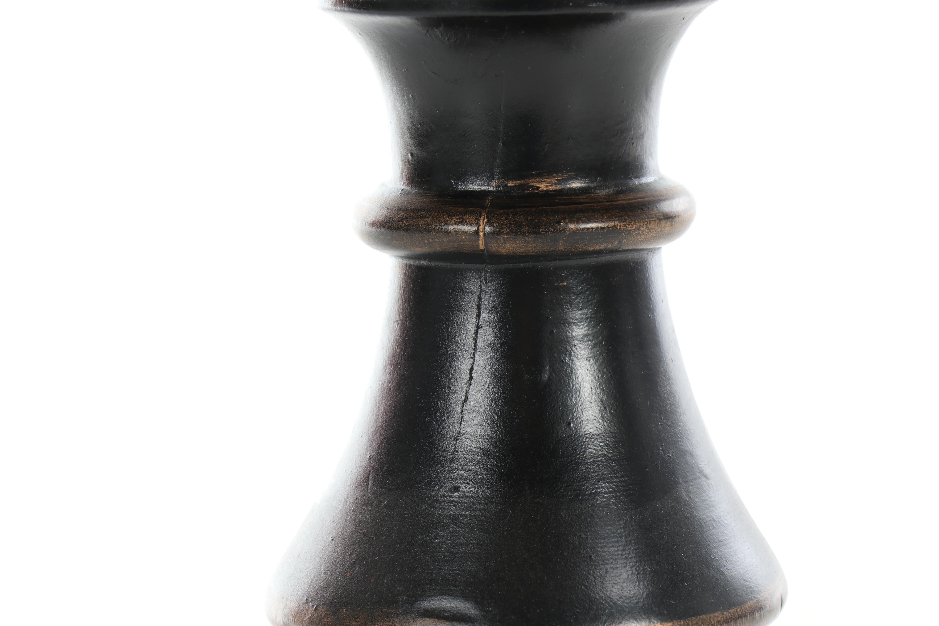 Late Victorian Ebonized Wood and Cast Iron Piano Stool, Late 19th Century