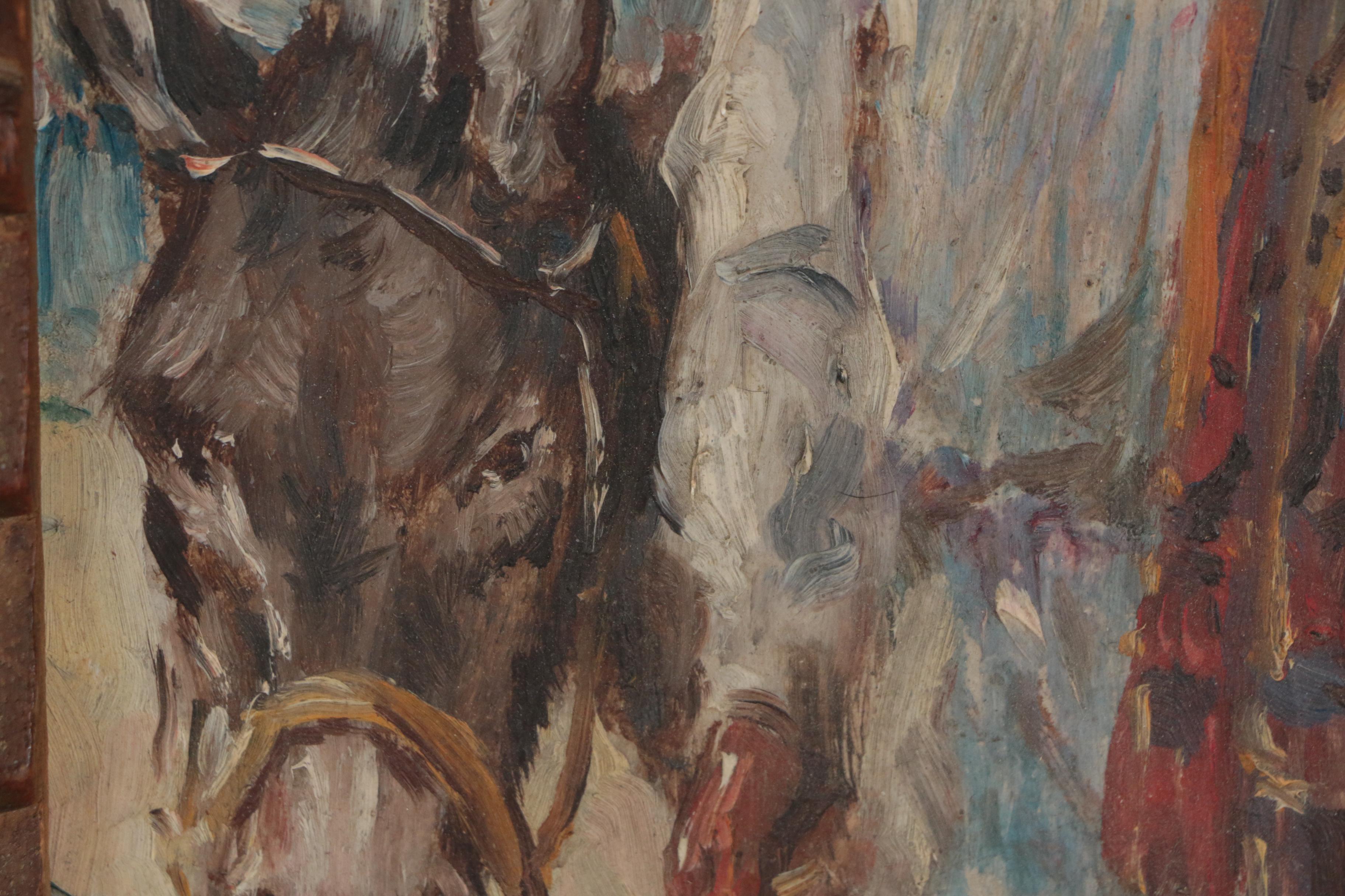 Paul Ashbrook Figural Oil Painting