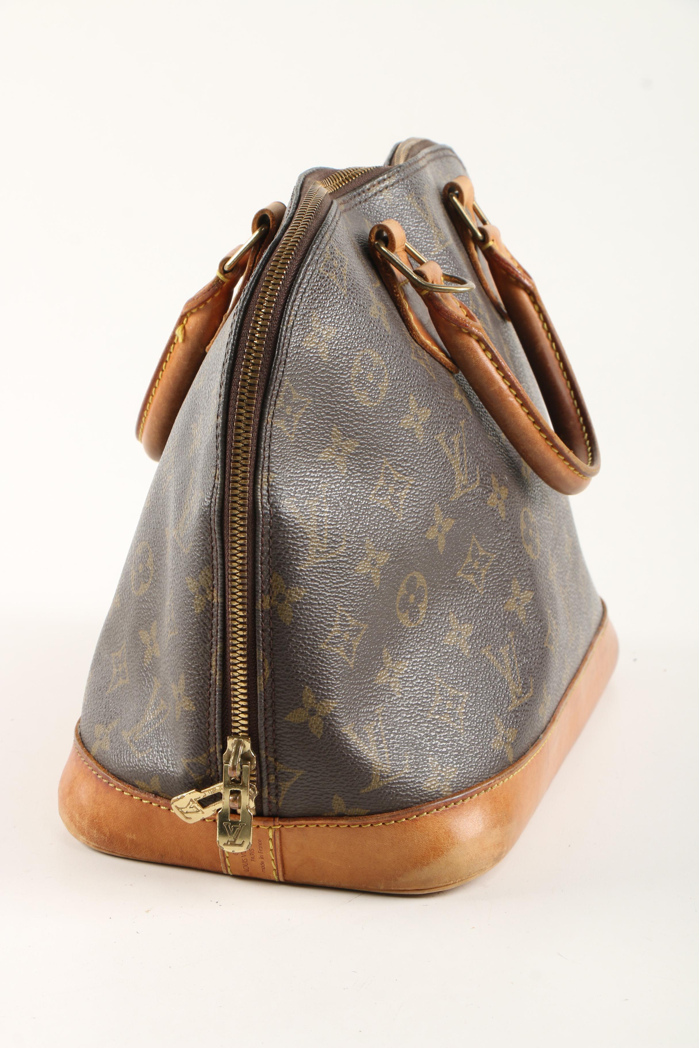 Louis Vuitton Alma PM Satchel in Monogram Canvas and Leather