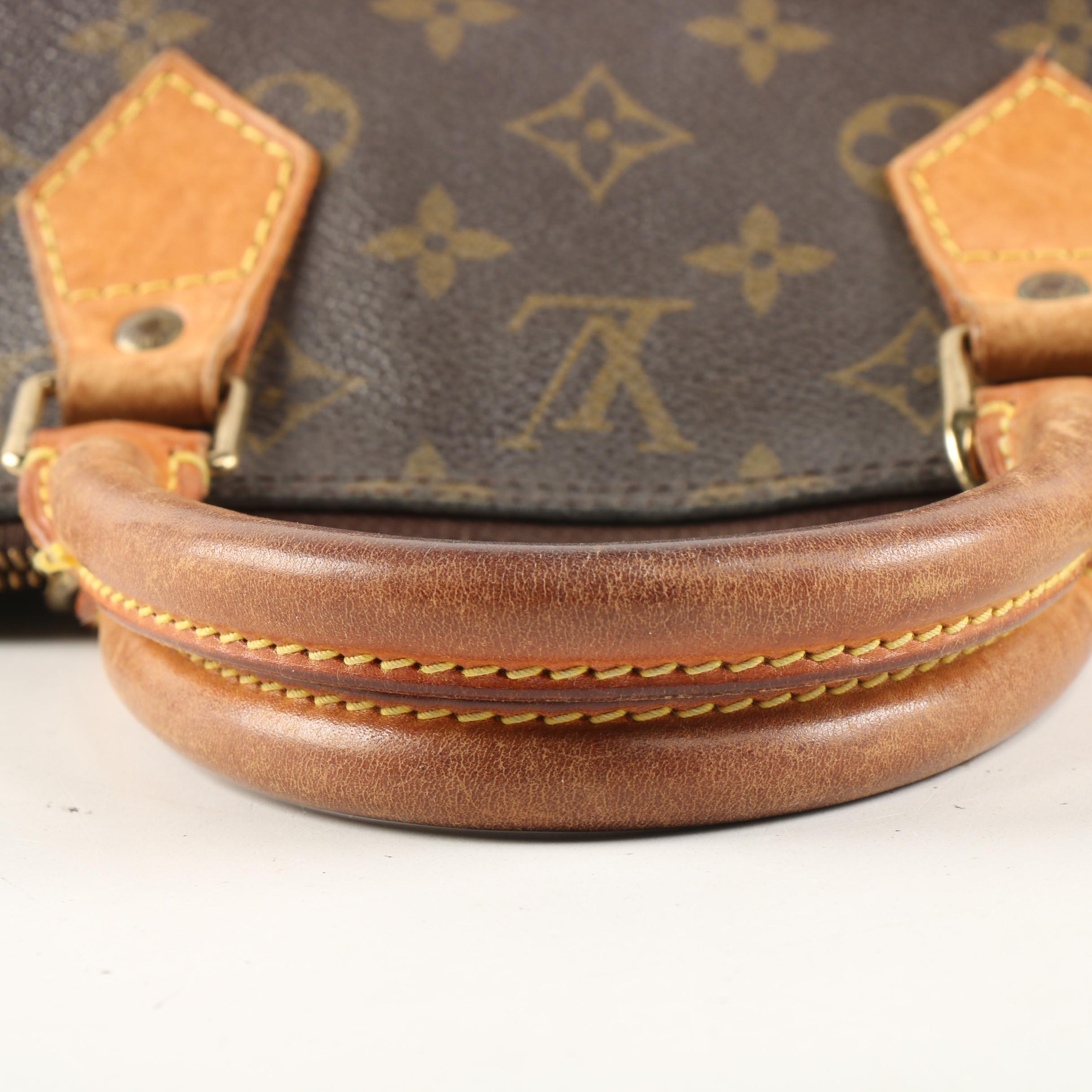 Louis Vuitton Alma PM Satchel in Monogram Canvas and Leather
