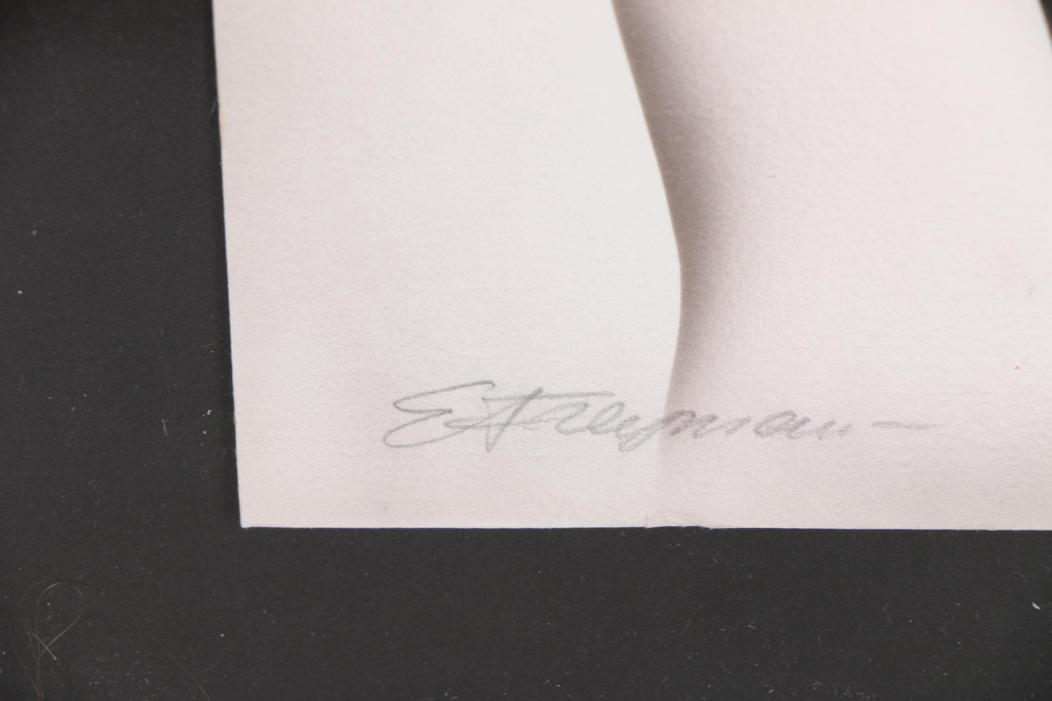 Eric Freyman Figural Watercolor Painting "Confidence"