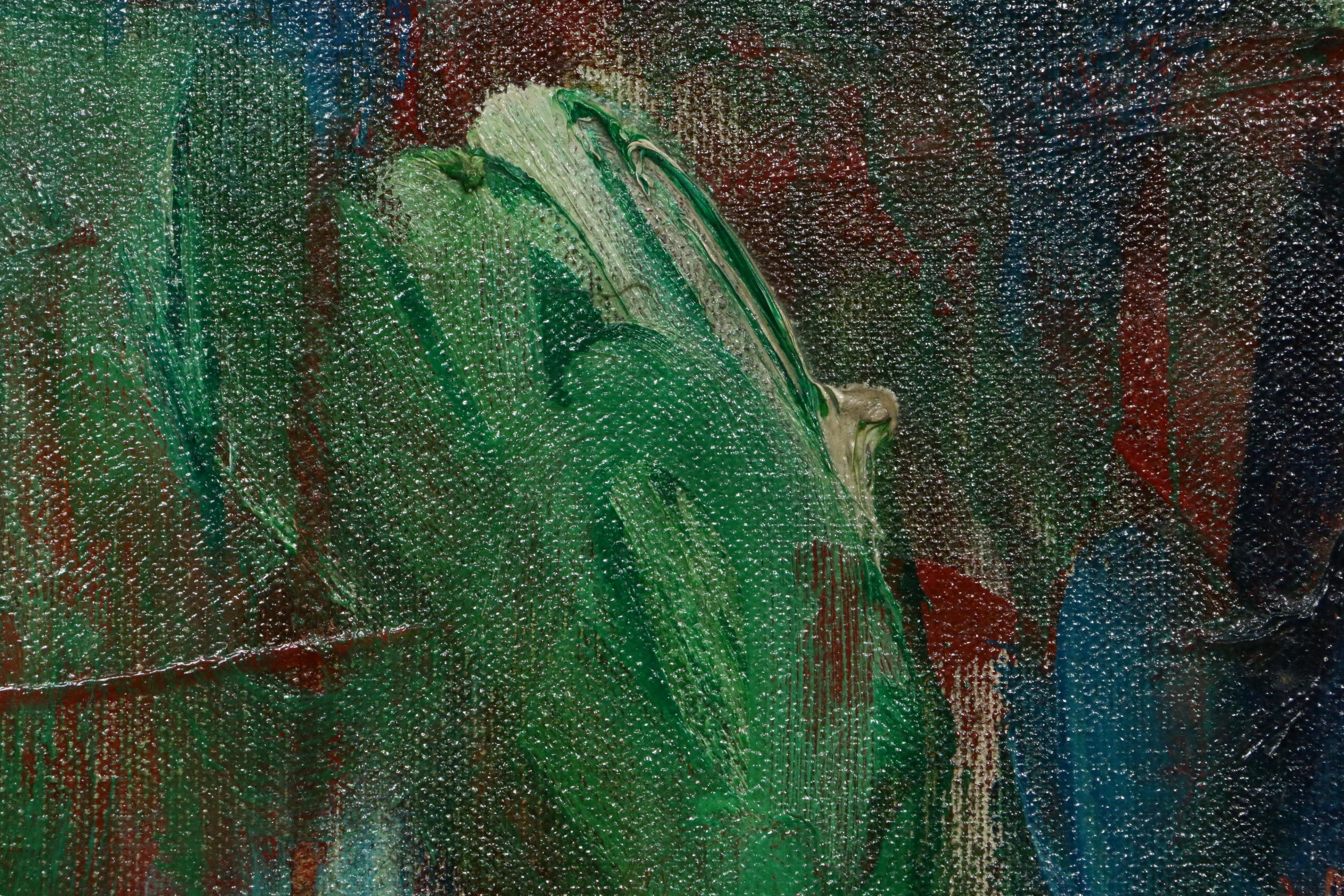 R. Murphy Abstract Oil Painting, 1969