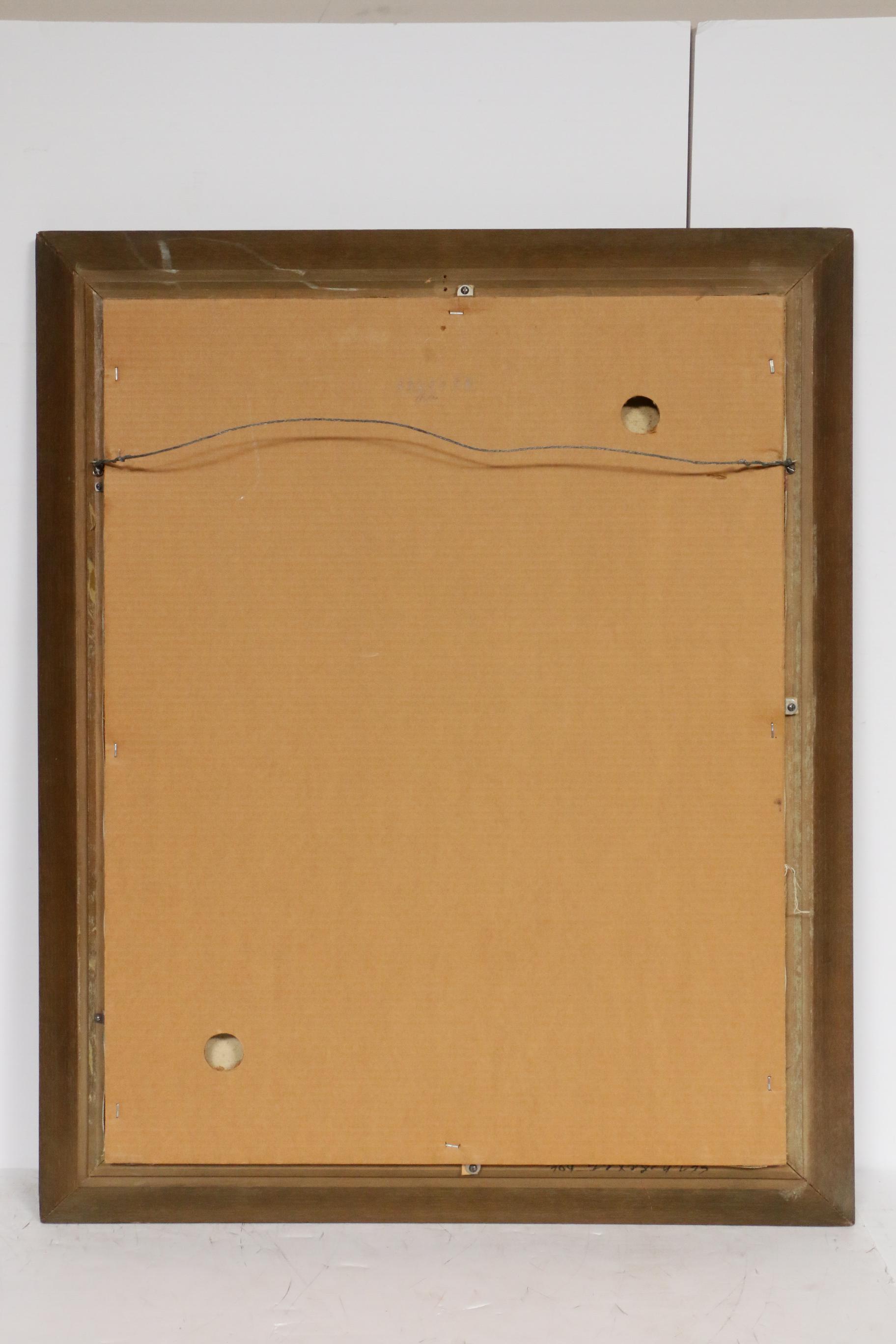 R. Murphy Abstract Oil Painting, 1969