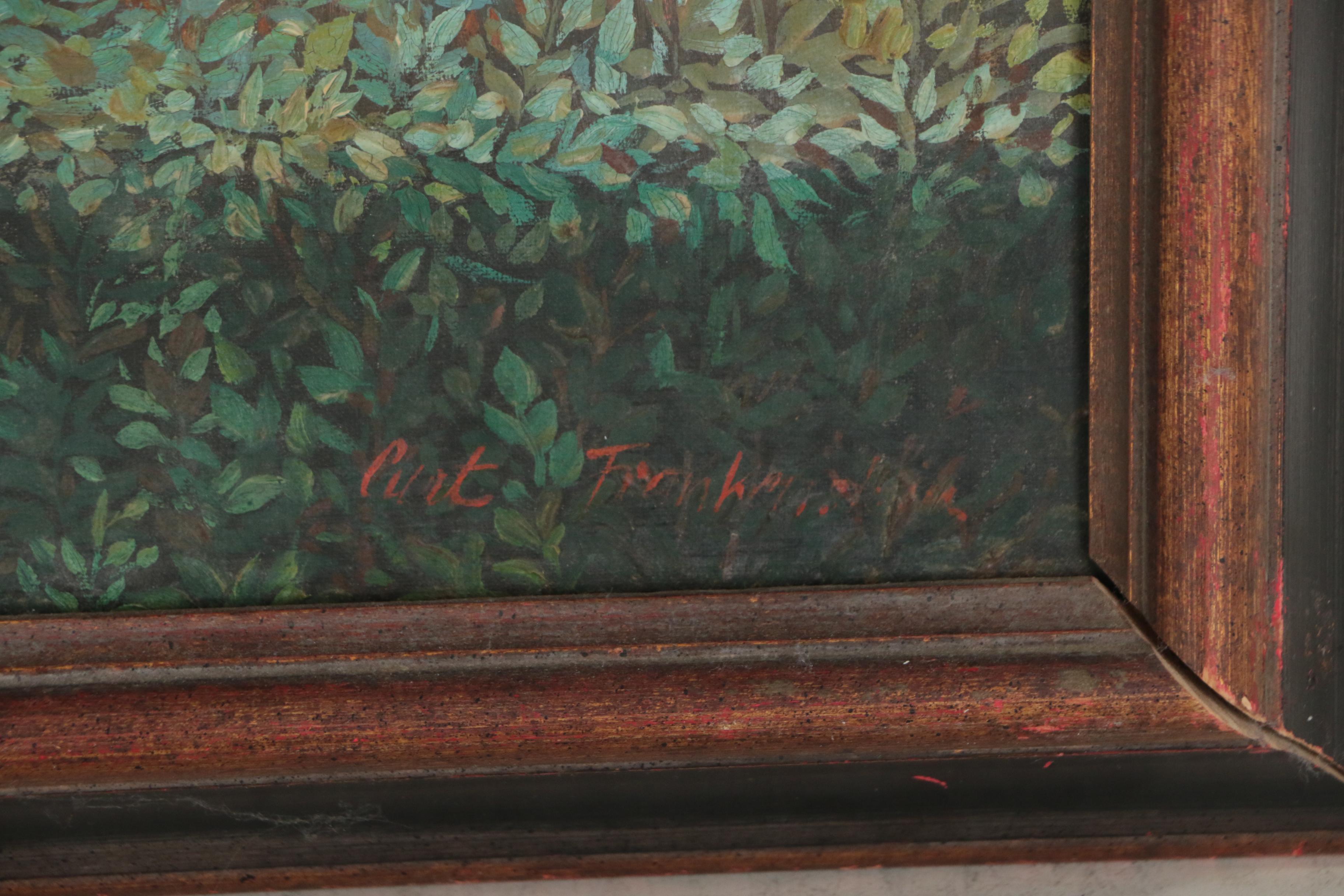 Curt Frankenstein Surrealist Oil Painting "The Silent Messenger"