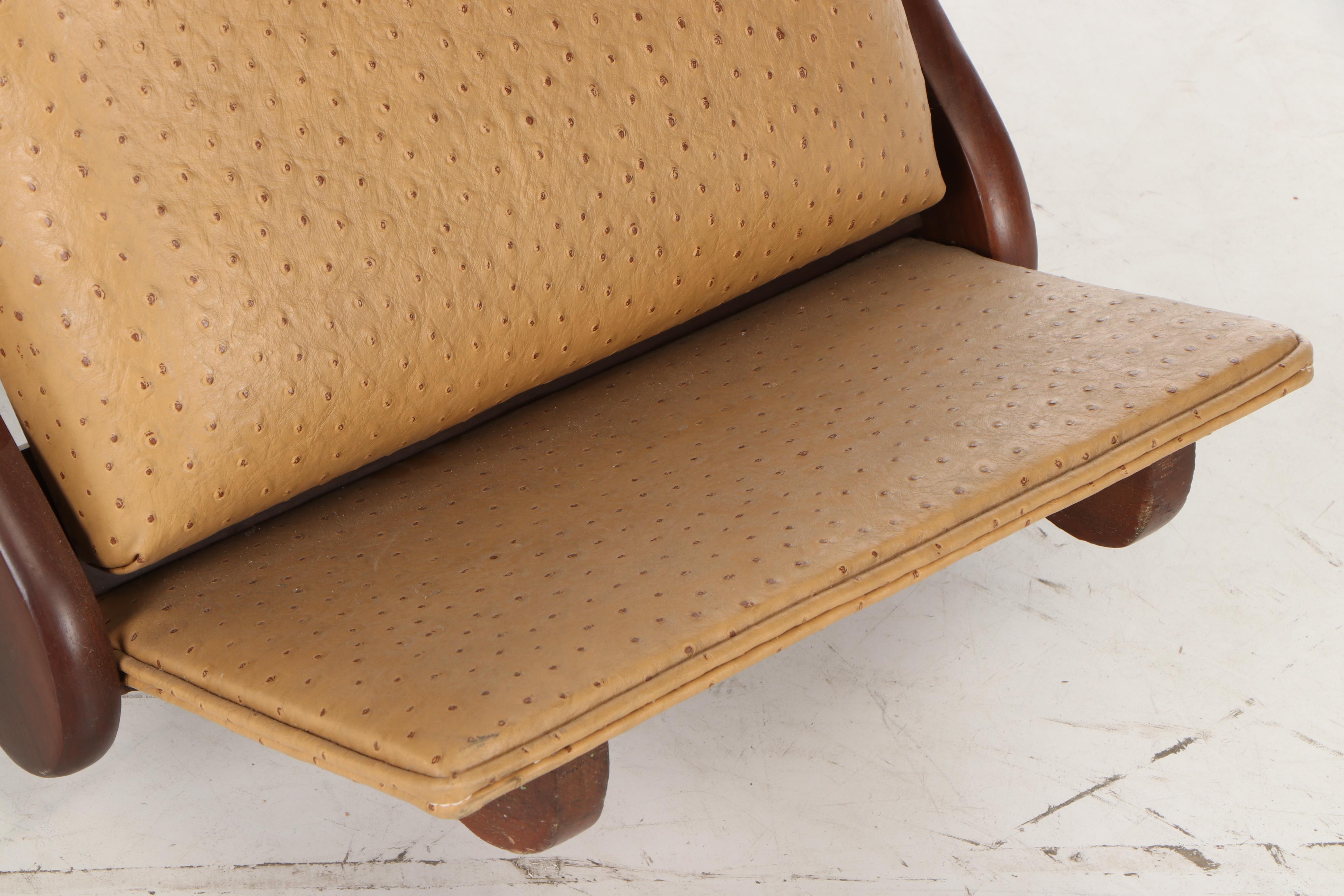 Early Victorian Walnut Invalid or Barber's Reclining Chair, Mid-19th Century