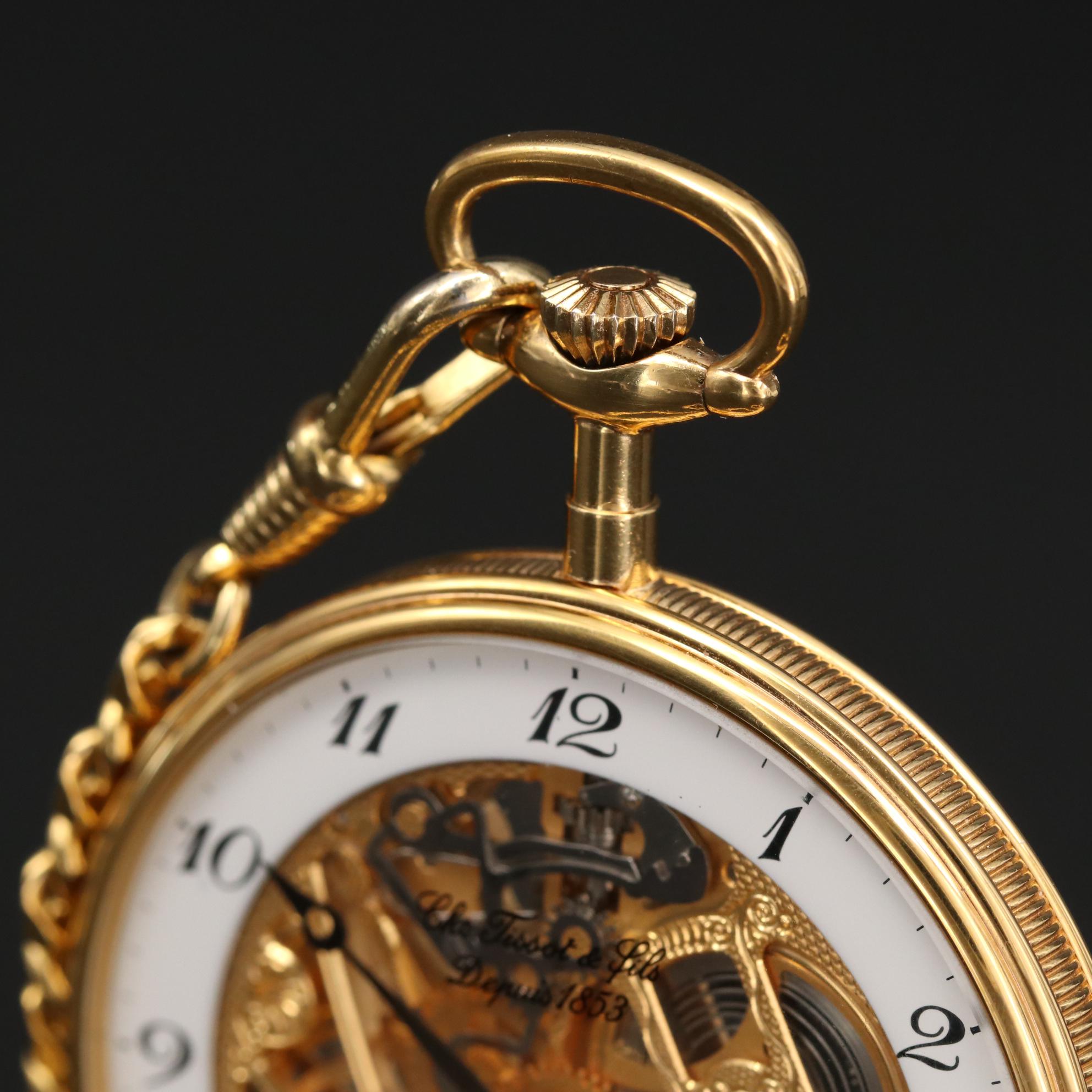 Tissot Skeleton Pocket Watch