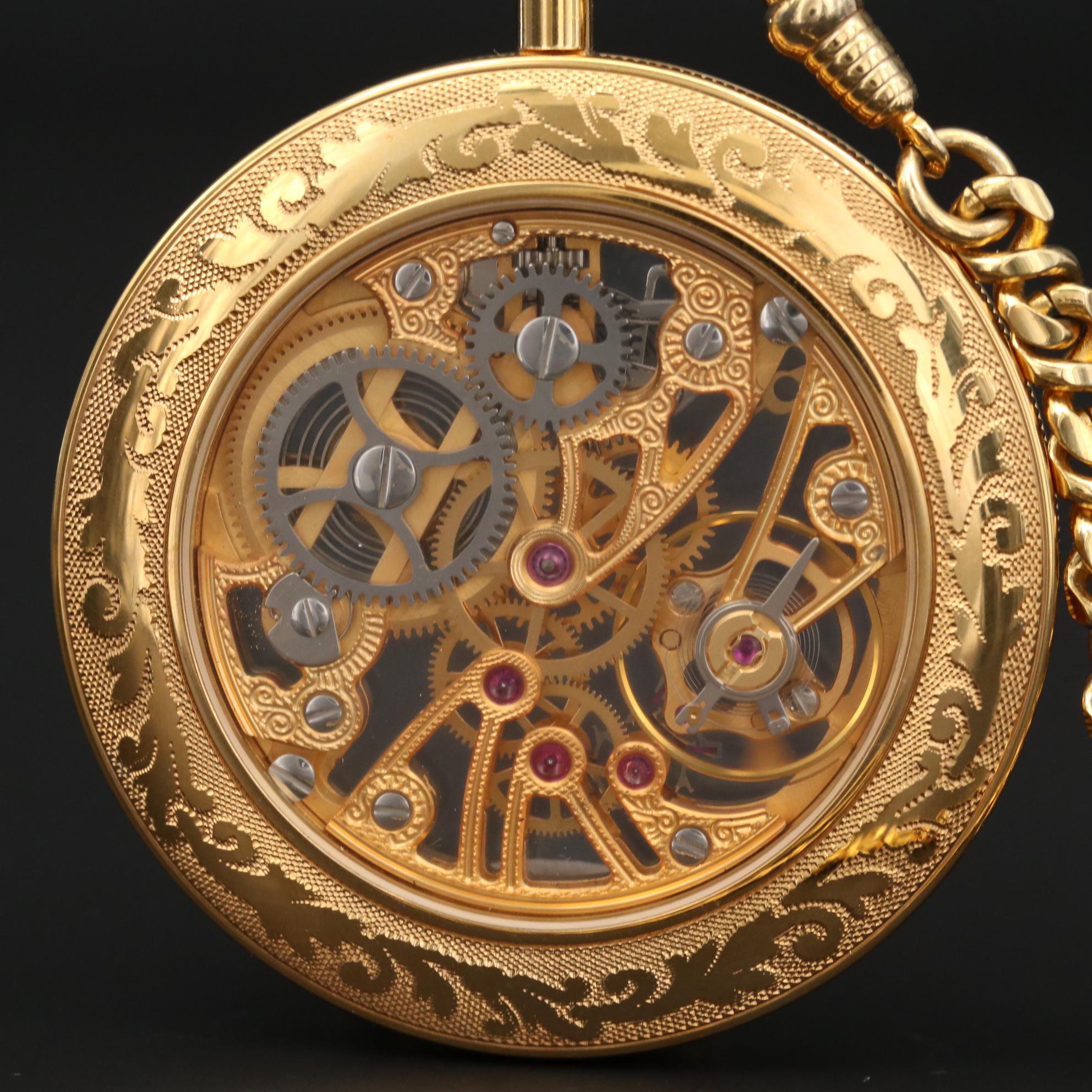 Tissot Skeleton Pocket Watch