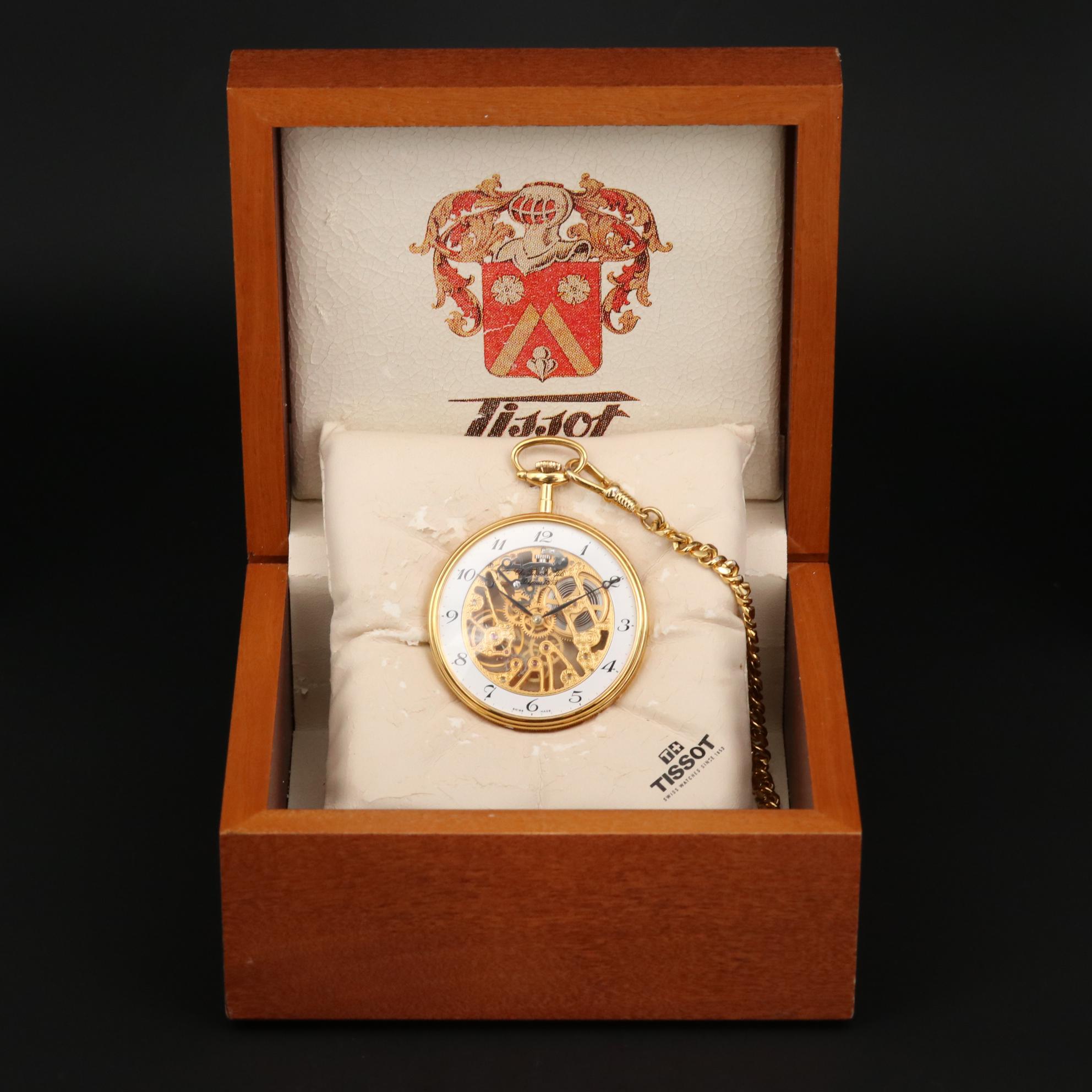 Tissot Skeleton Pocket Watch