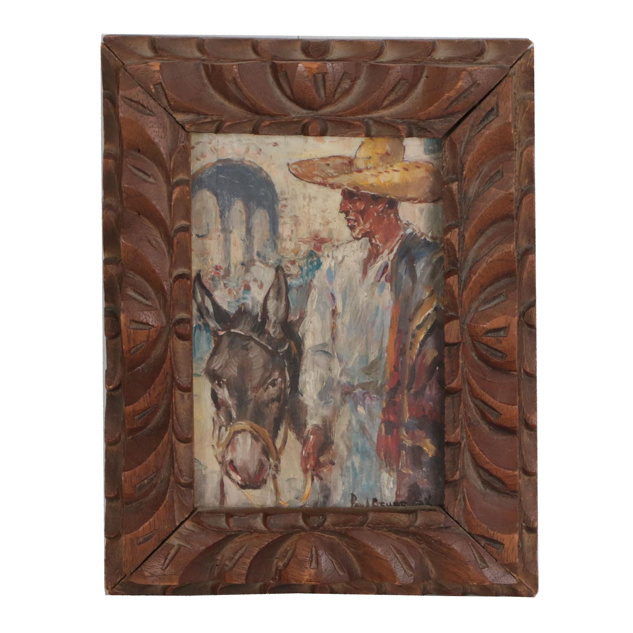 Paul Ashbrook Figural Oil Painting