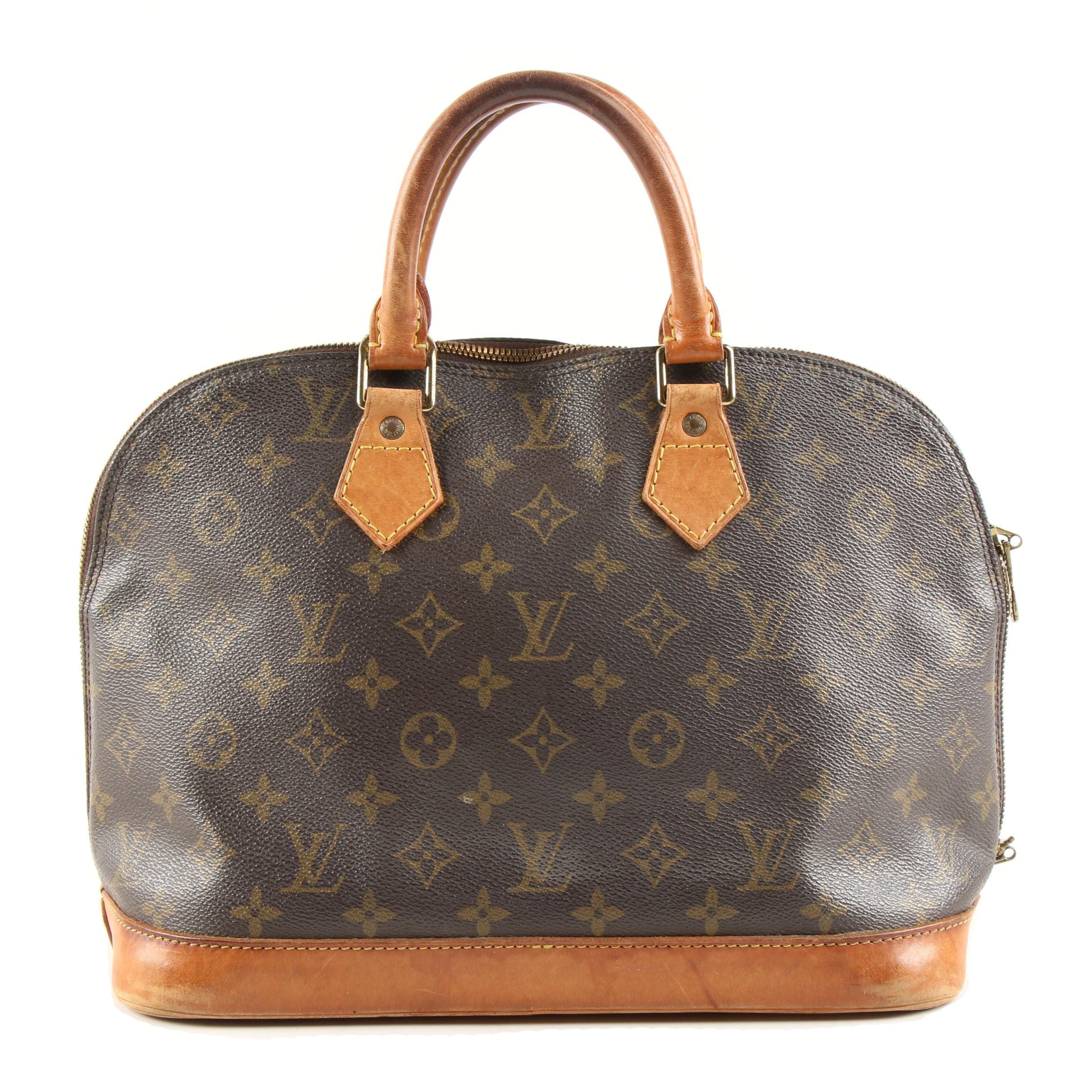 Louis Vuitton Alma PM Satchel in Monogram Canvas and Leather