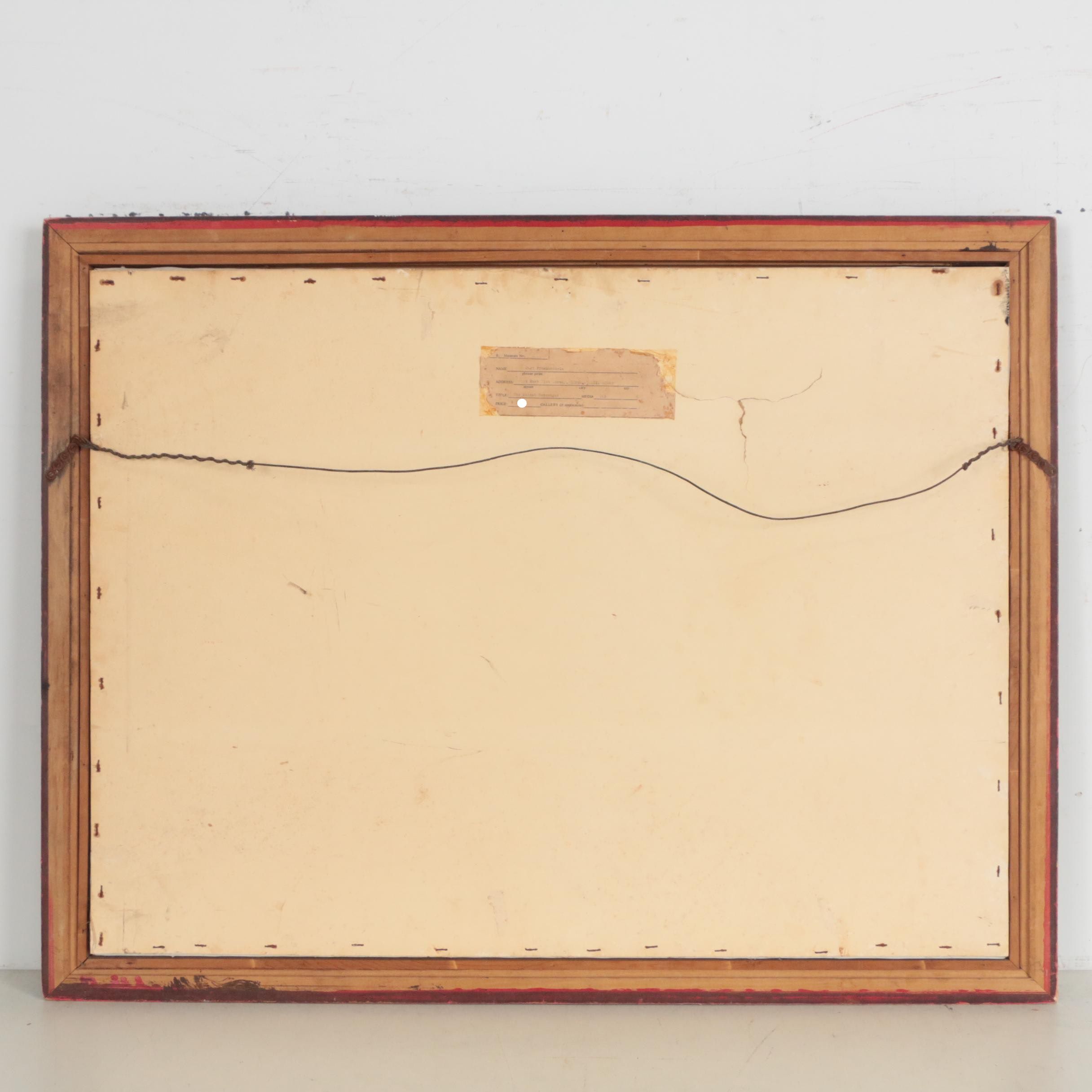 Curt Frankenstein Surrealist Oil Painting "The Silent Messenger"