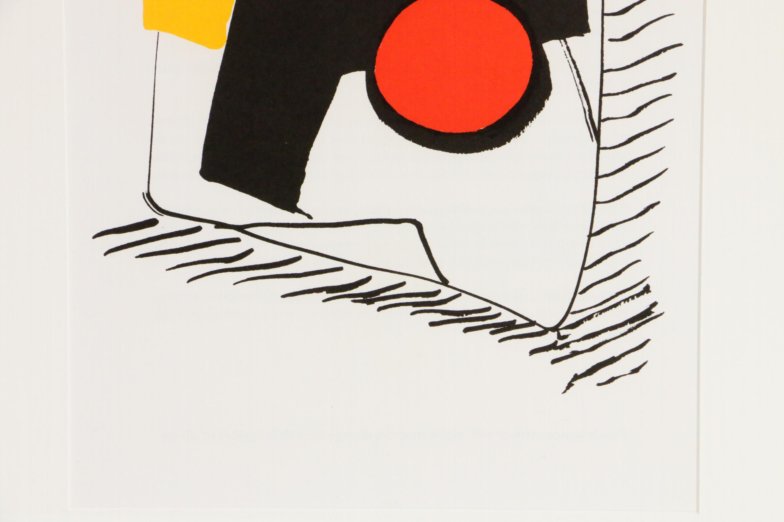 Alexander Calder Color Lithograph for "Derrière le Miroir", 1976