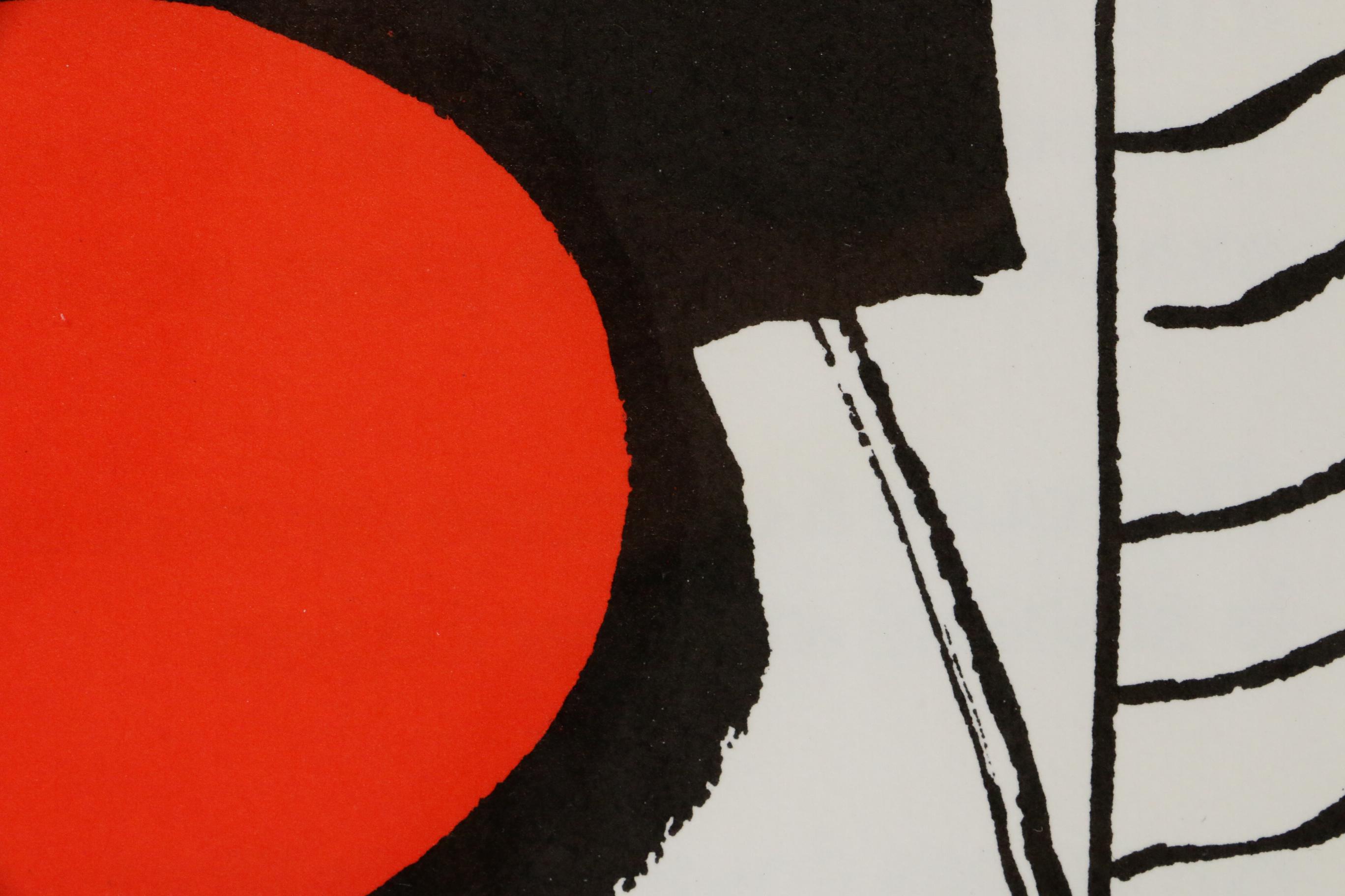 Alexander Calder Color Lithograph for "Derrière le Miroir", 1976