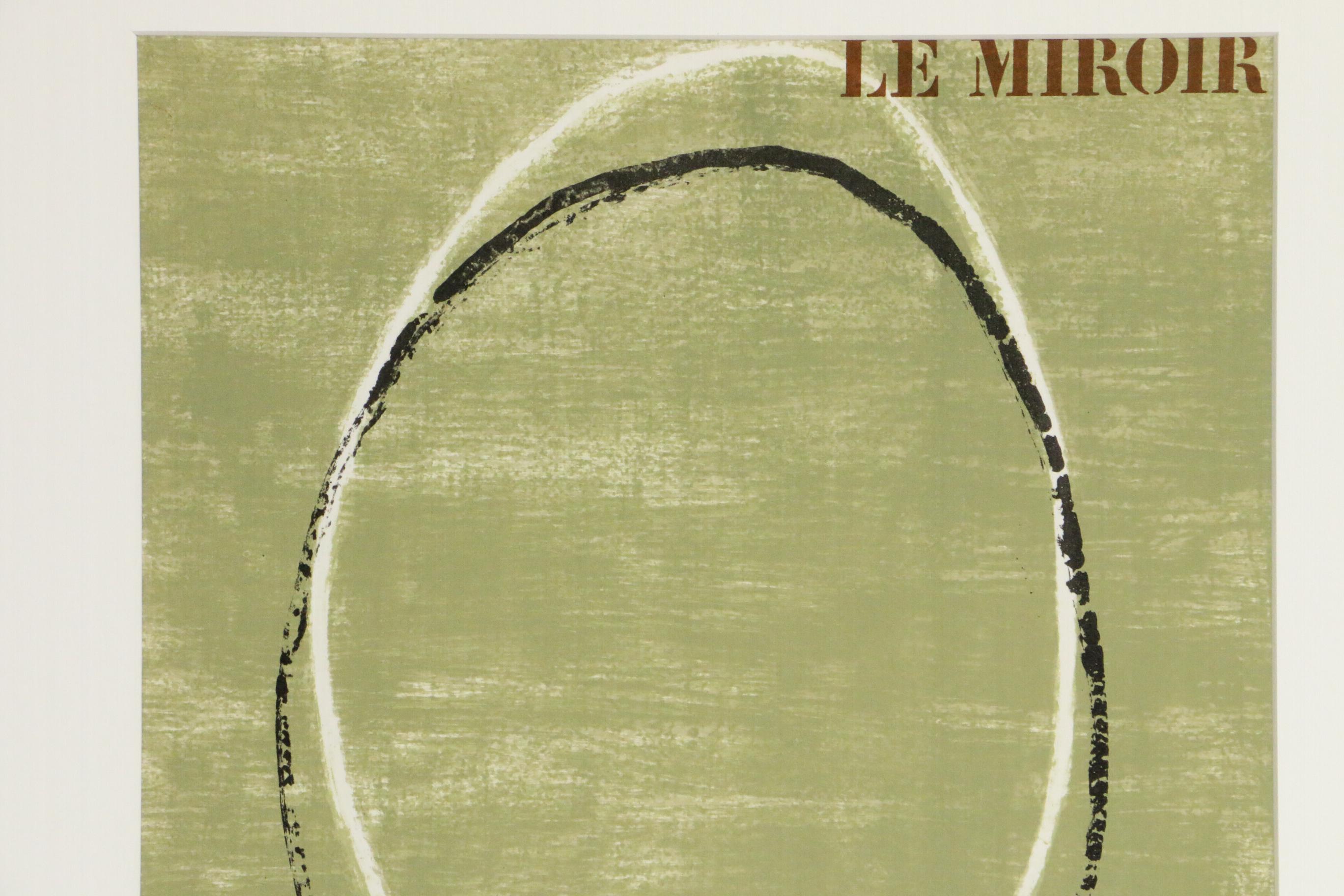 François Fiedler Color Lithograph for "Derrière le Miroir"