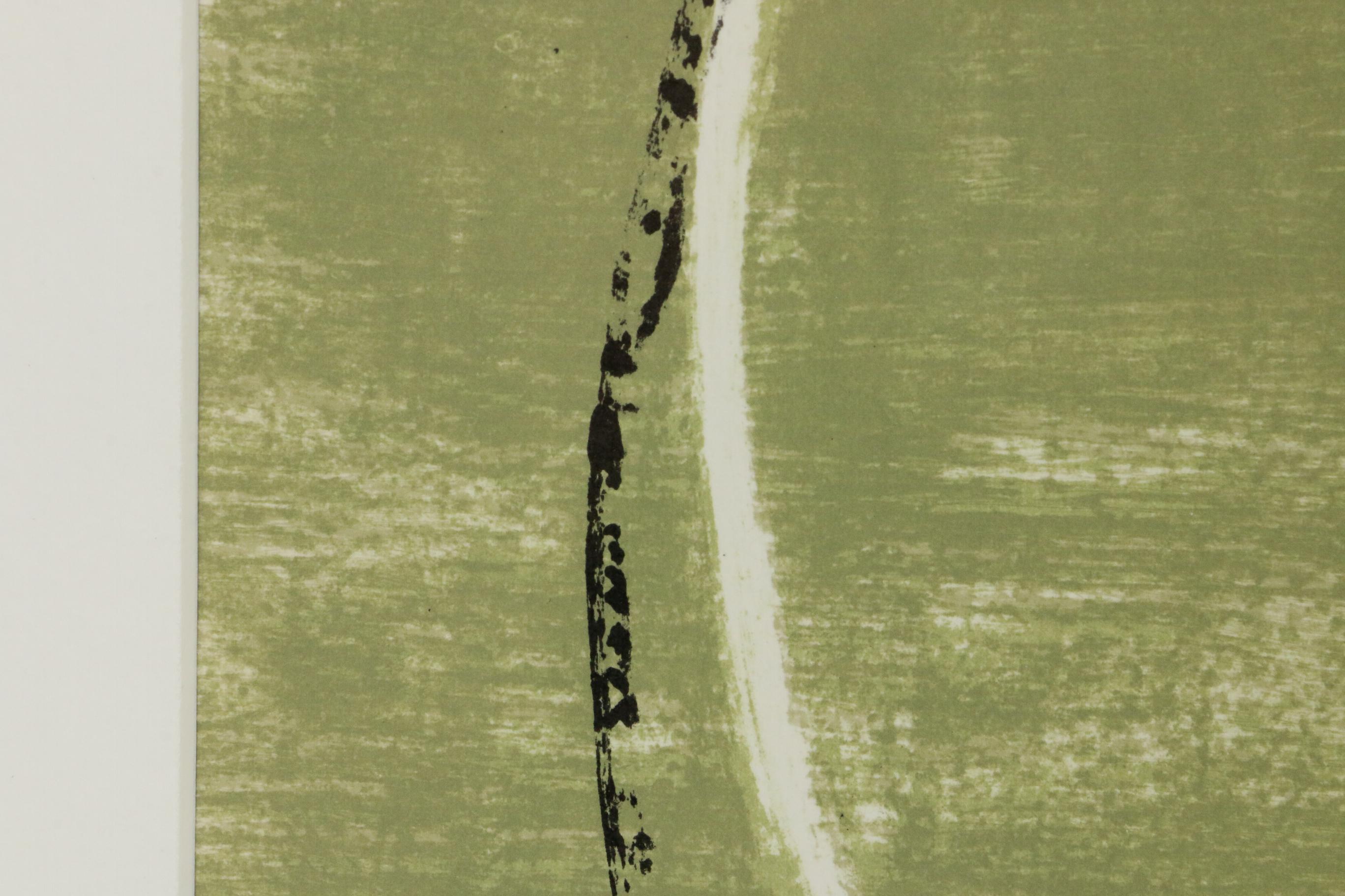 François Fiedler Color Lithograph for "Derrière le Miroir"