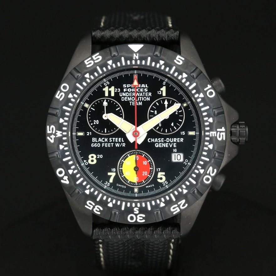 Chase Durer U.S. Special Forces Quartz Chronograph Wristwatch