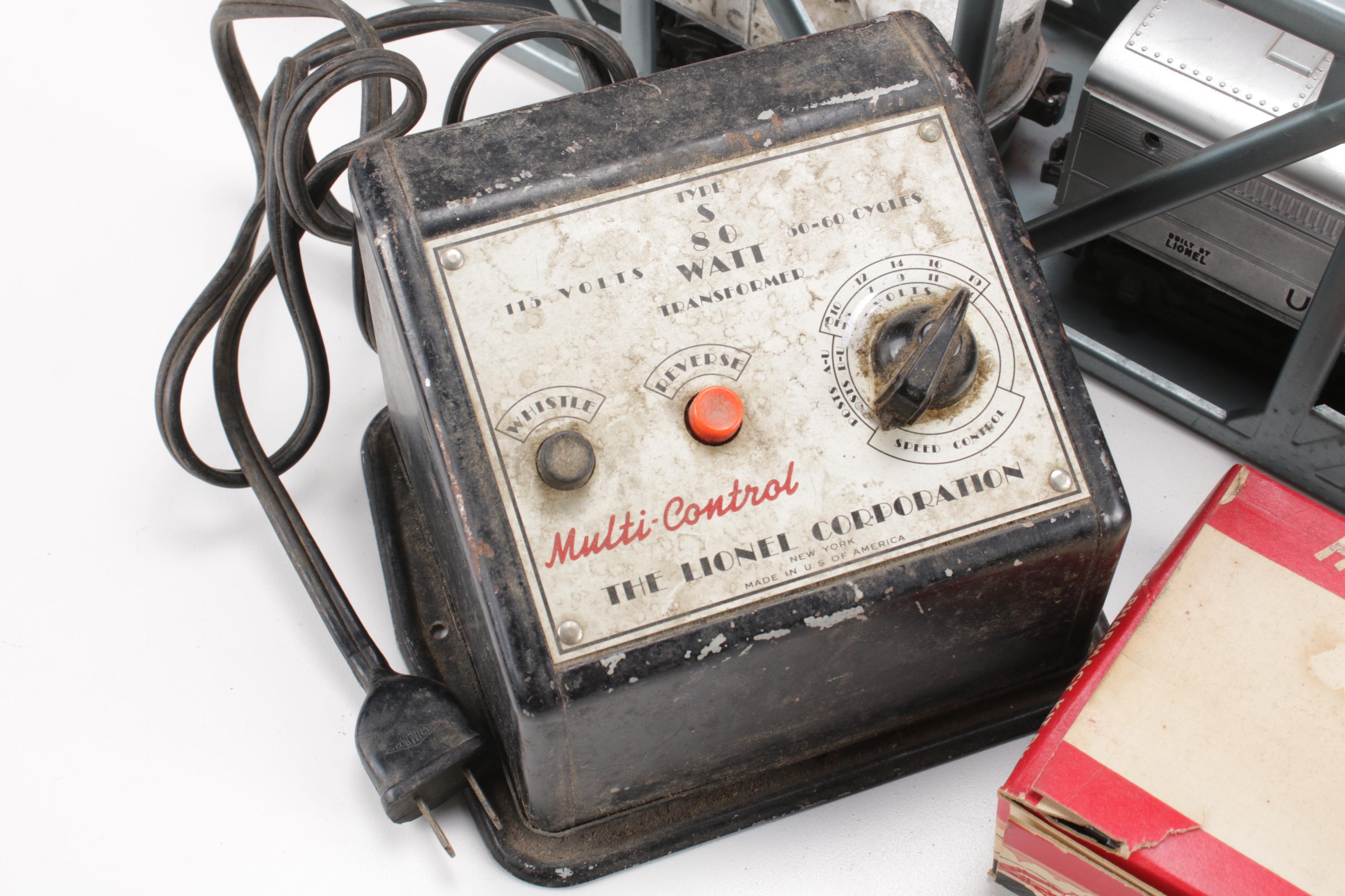 Lionel O-Gauge Train Set with 027 Track and Accessories, circa 1946