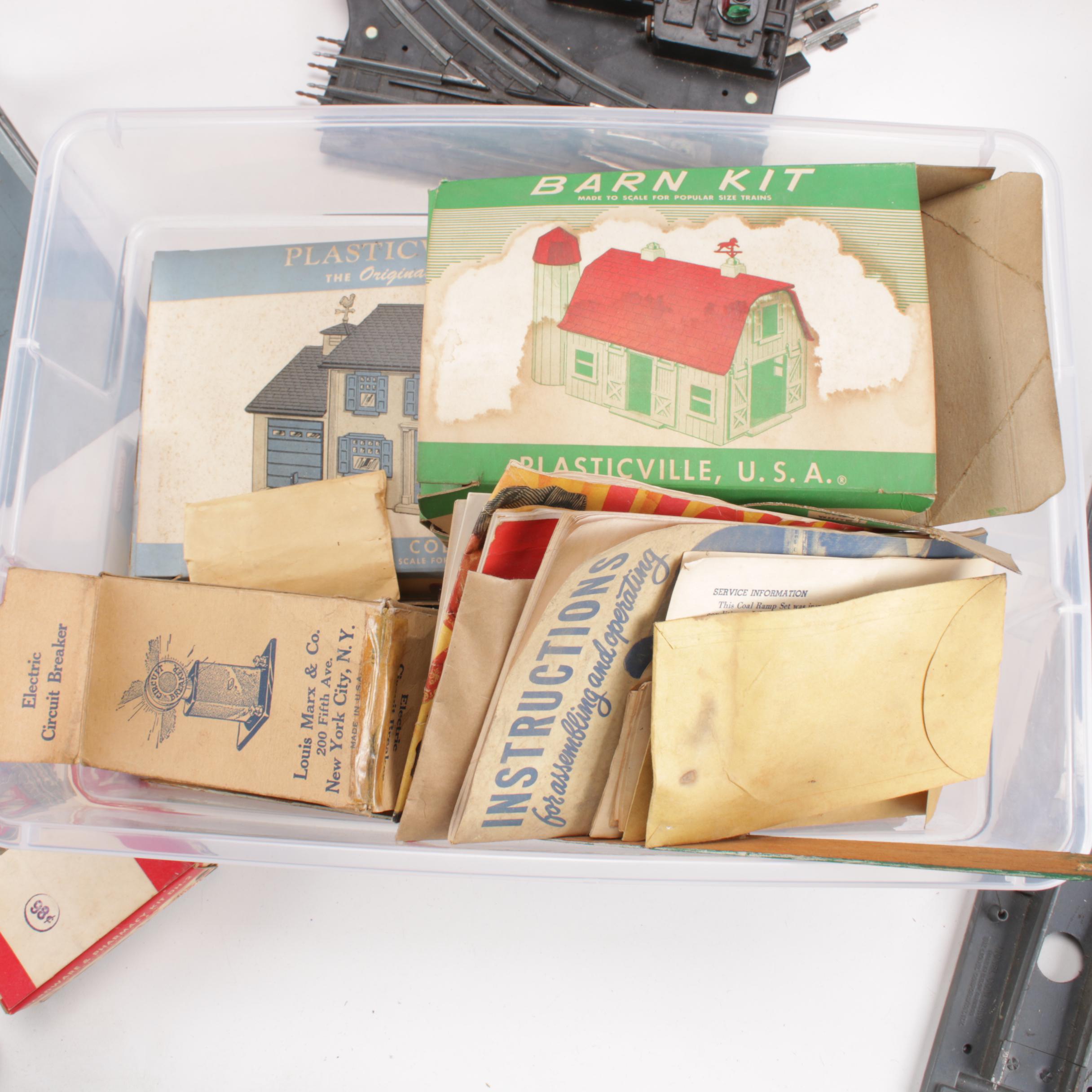 Lionel O-Gauge Train Set with 027 Track and Accessories, circa 1946