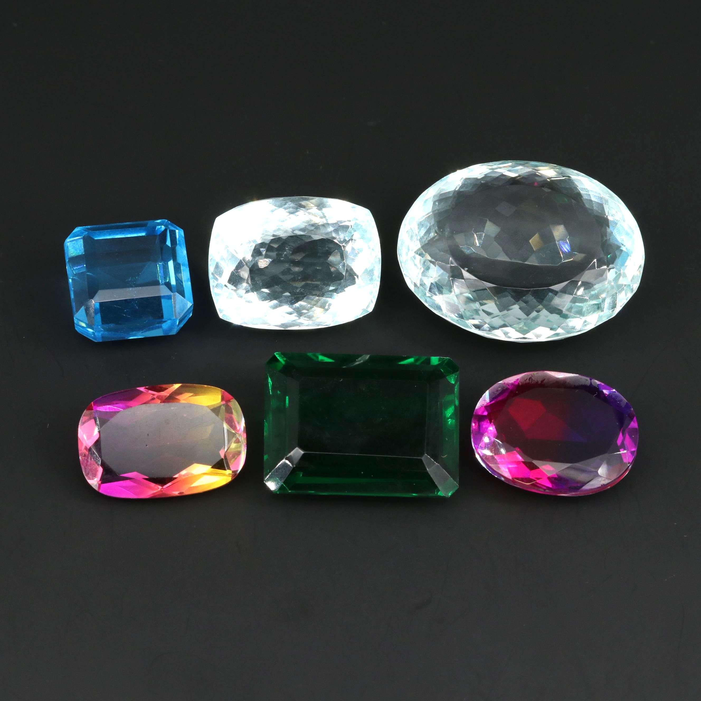 Loose Faceted Glass