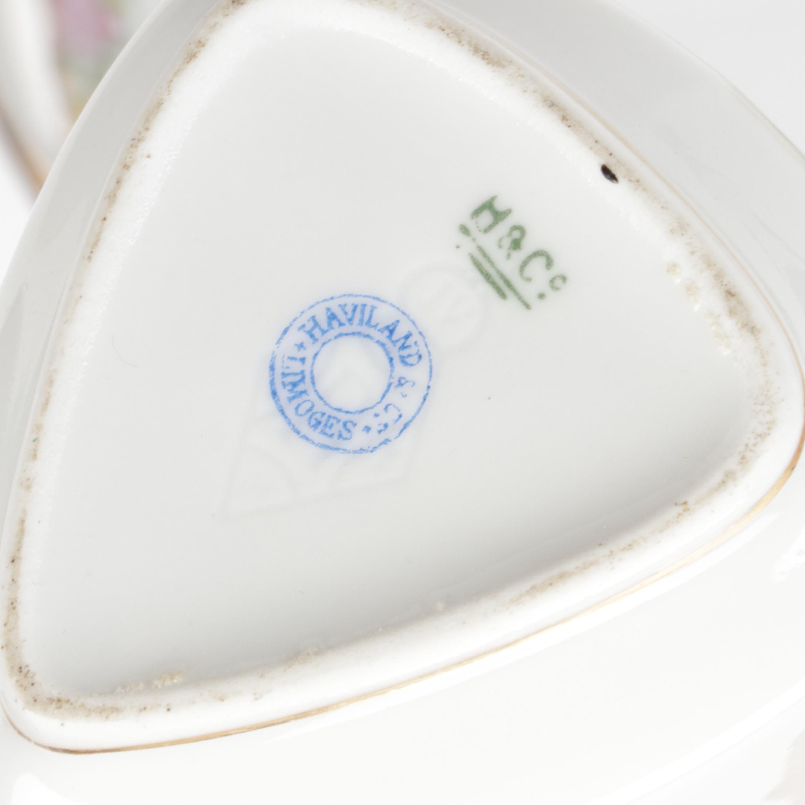 Hand-Painted Serveware Featuring Limoges and Nippon