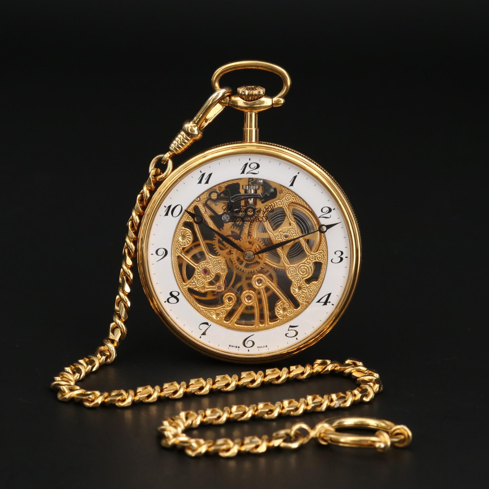 Tissot Skeleton Pocket Watch