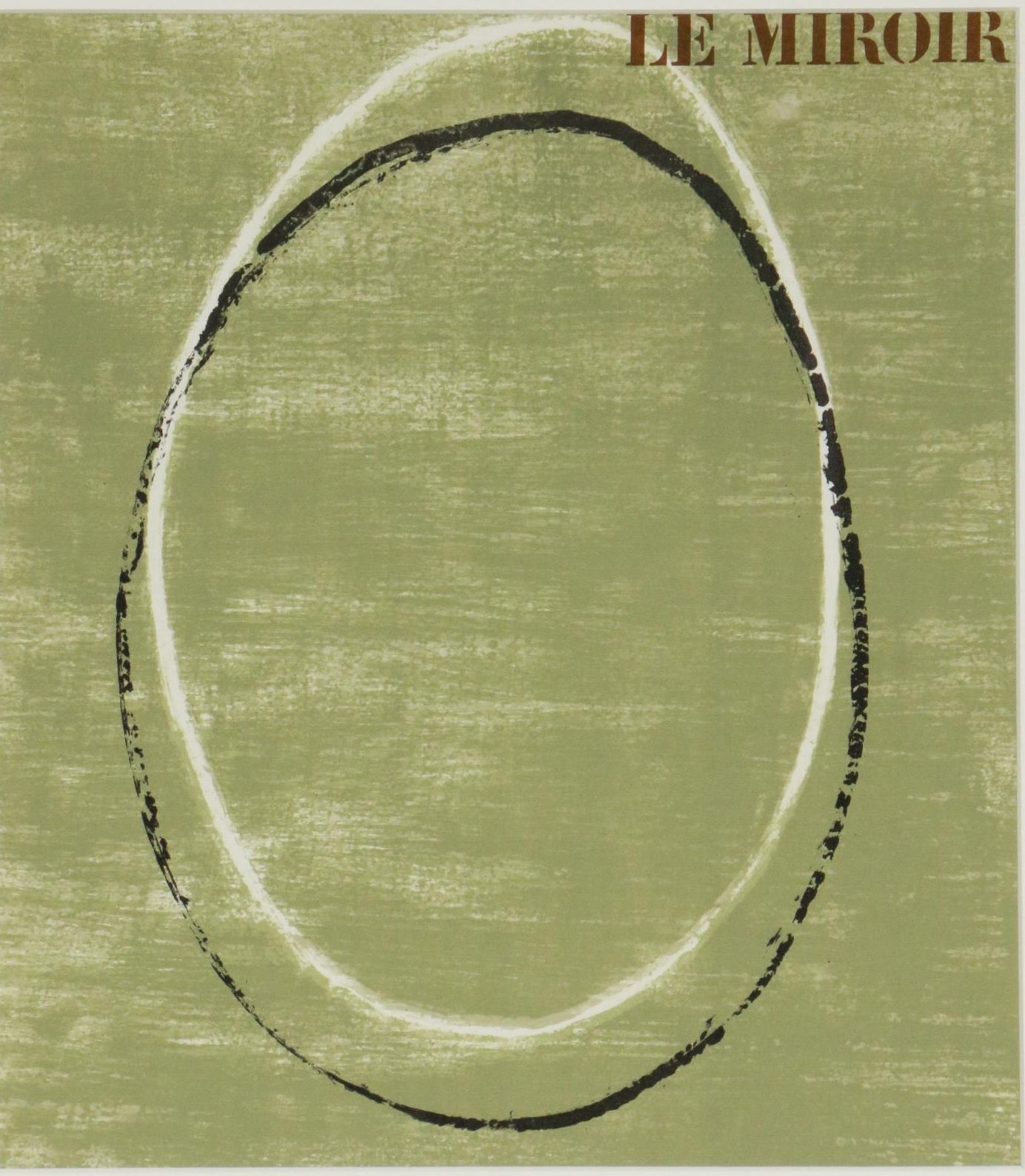 François Fiedler Color Lithograph for "Derrière le Miroir"