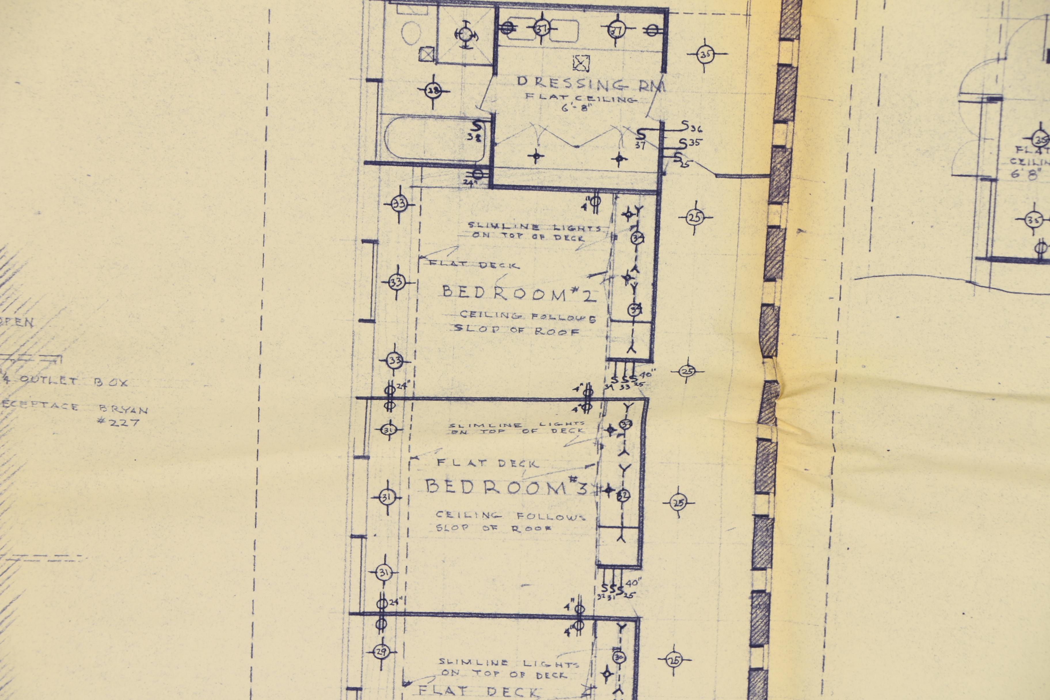 Frank Lloyd Wright Boswell House Reprinted Construction Specification Drawings