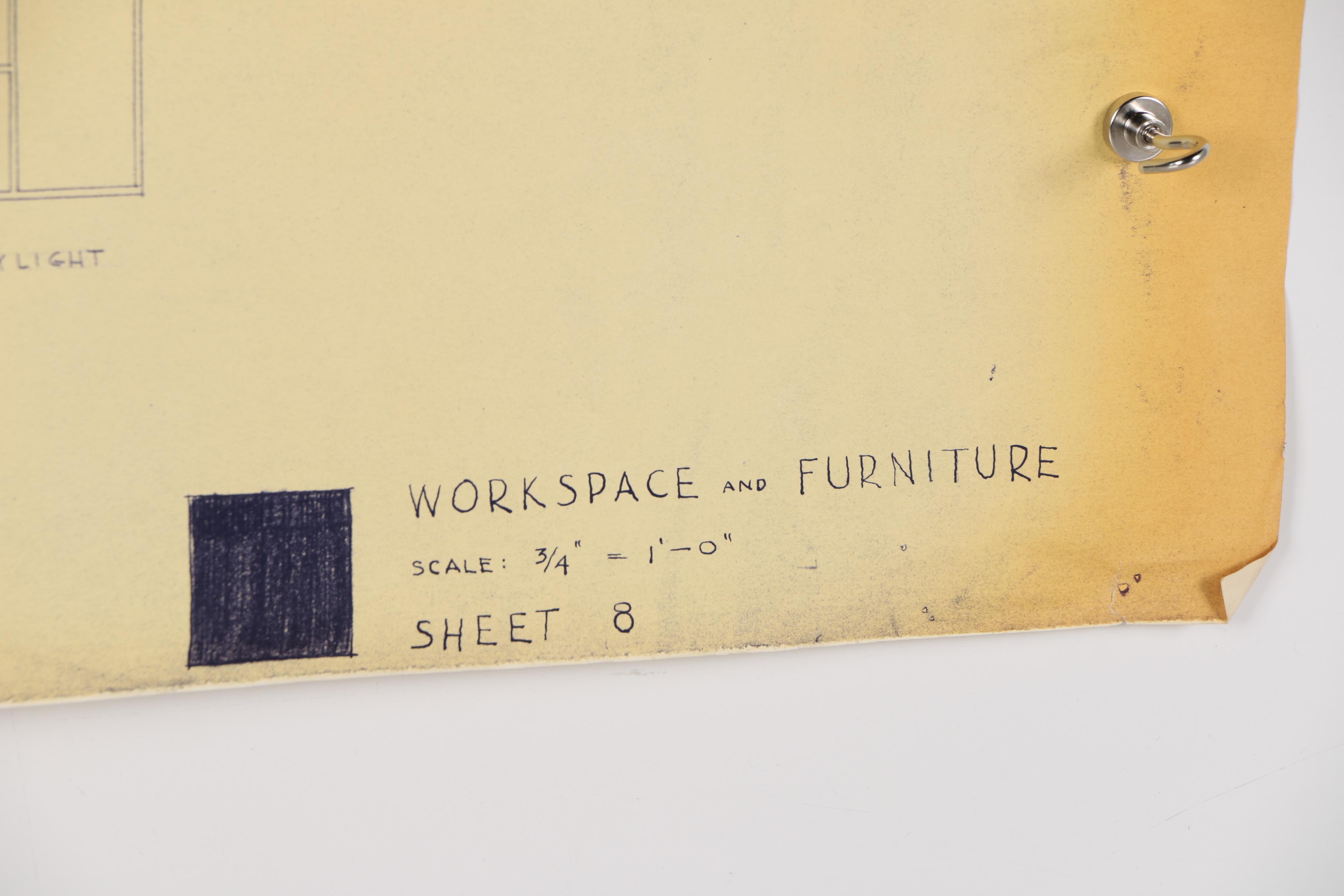 Frank Lloyd Wright Boswell House Reprinted Construction Specification Drawings